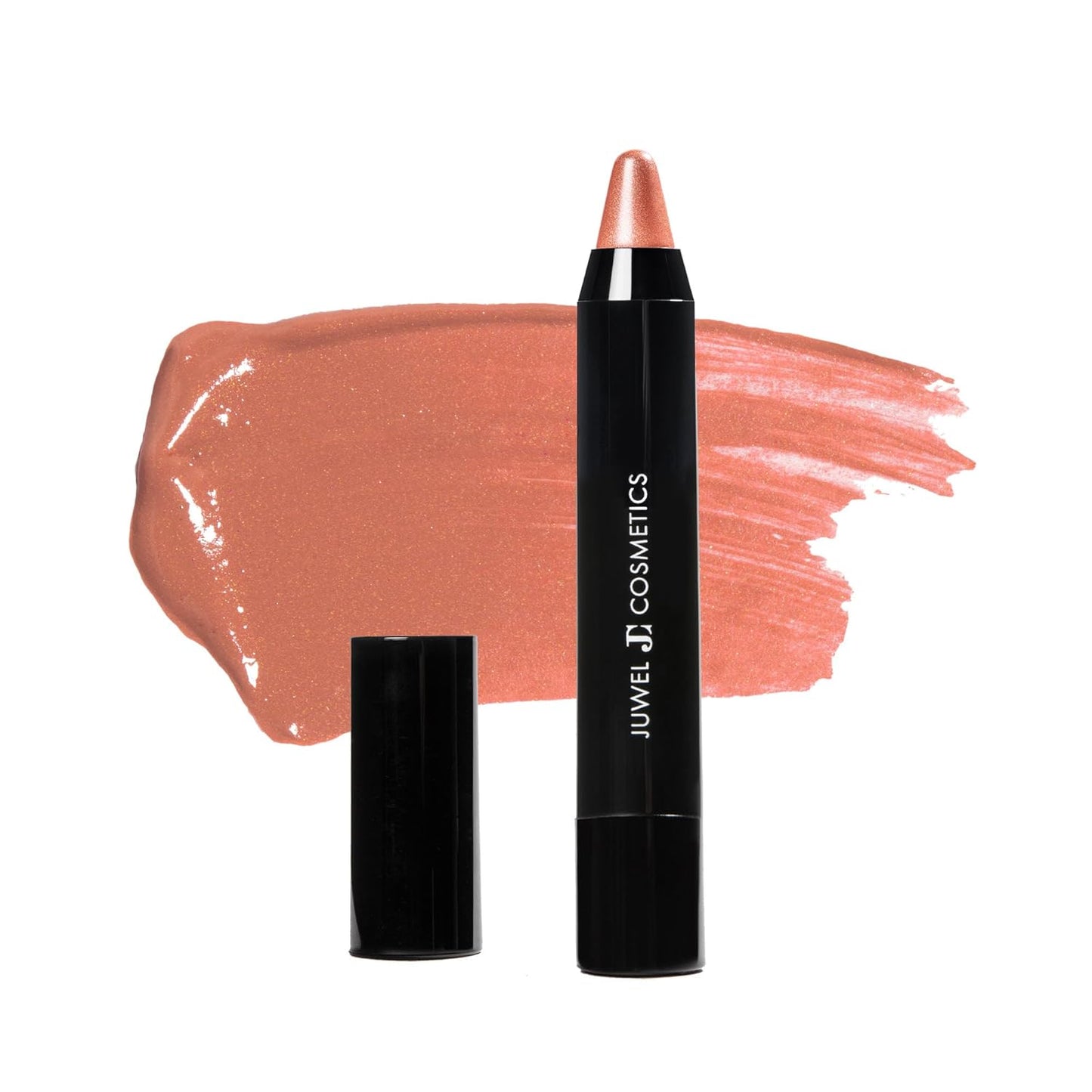 Juwel Cosmetics Retractable Lip Crayon, High Shine Long Lasting Lip Liner with Vitamins C & E, Shea & Cocoa Butter, Ultra Smooth Full Coverage Lipstick with Antioxidant Protection, Baroque