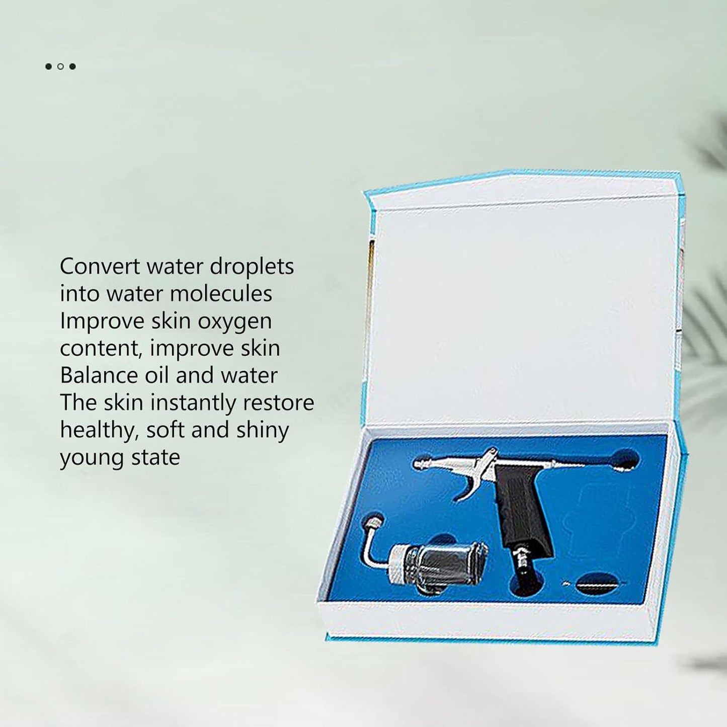 Facial Oxygen Injector Spray Gun Deep Moisturizing Skin Rejuvenation, Atomization Fine Mist Sprayer for Hydrating, Oil Control Portable Home Beauty Salon Use