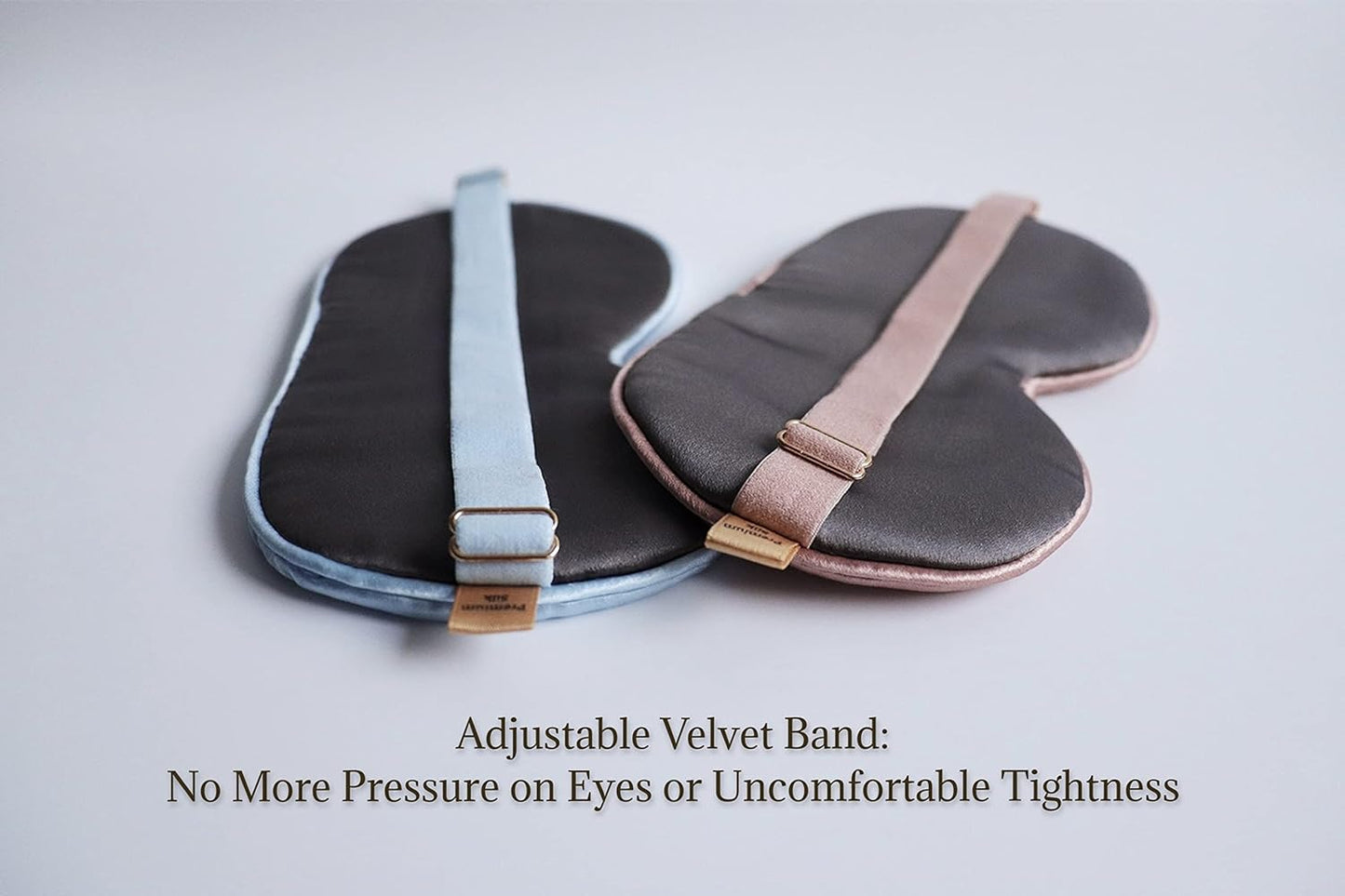 Premium Handcrafted 25 Momme Mulberry Silk Eye Mask for Sleeping (Ballerina)