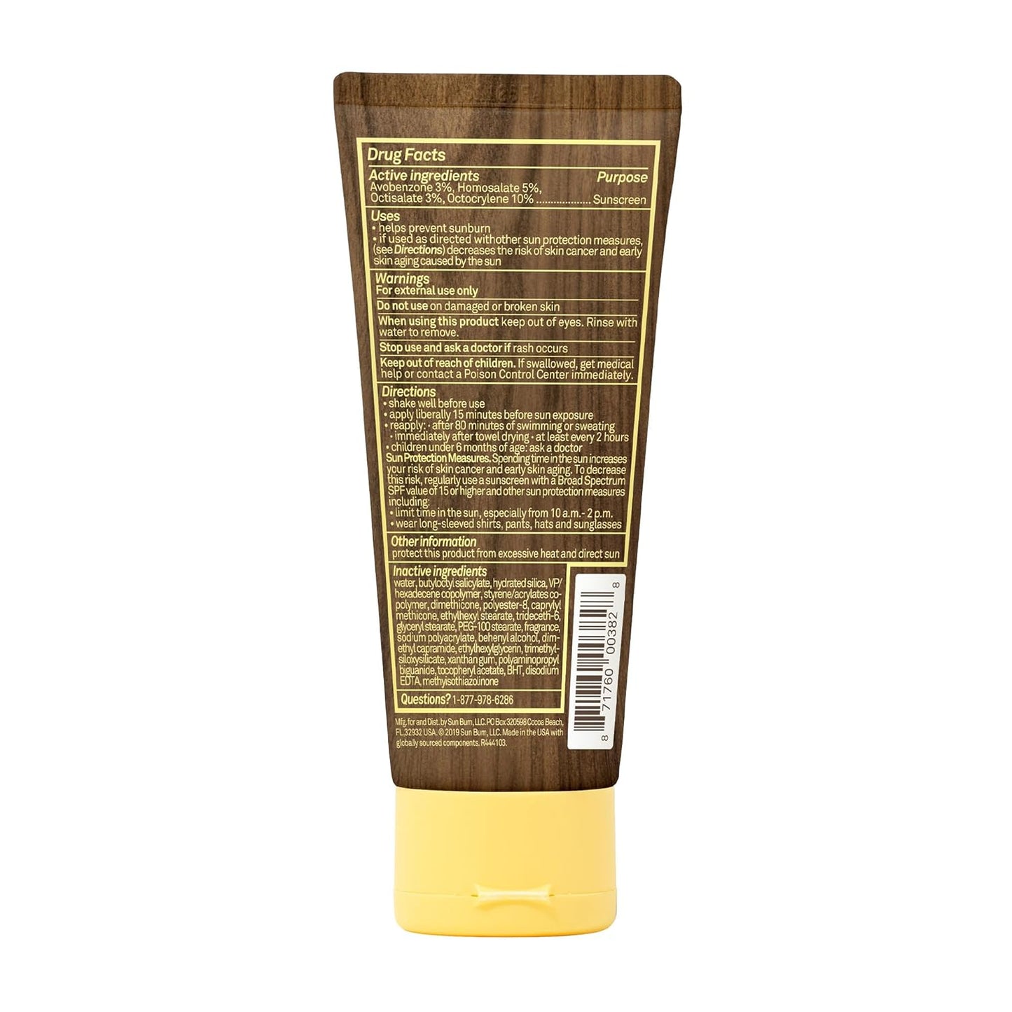 Sun Bum Original SPF 30 Sunscreen Lotion | Vegan and Hawaii 104 Reef Act Compliant (Octinoxate & Oxybenzone Free) Broad Spectrum Moisturizing UVA/UVB Sunscreen with Vitamin E | 3 oz (Pack of 2)