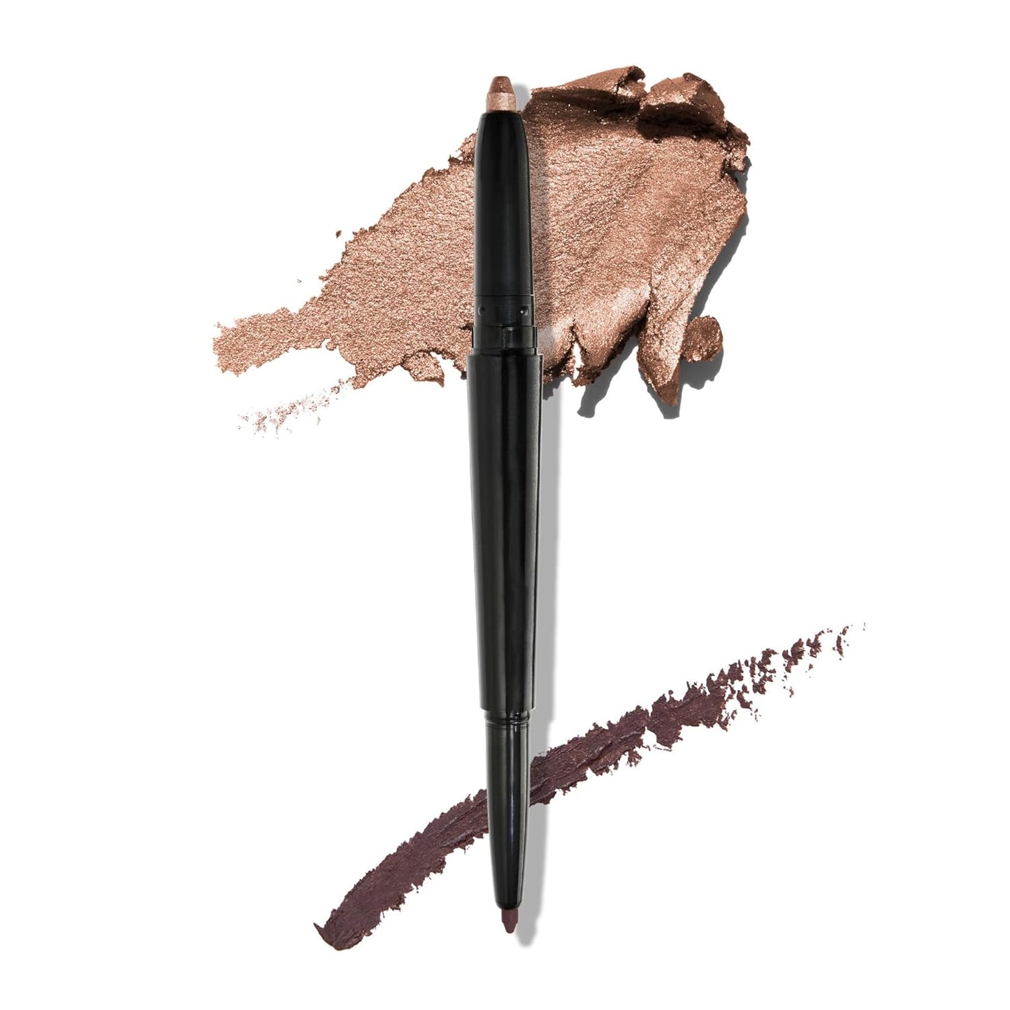 LAURA GELLER NEW YORK Swipe-n-Line Dual-Ended Eyeshadow + Eyeliner - Natural (Toasted-Brown/Rich Chestnut) - Cream Eyeshadow & Smooth Glide Eyeliner - Waterproof & Crease-free Color