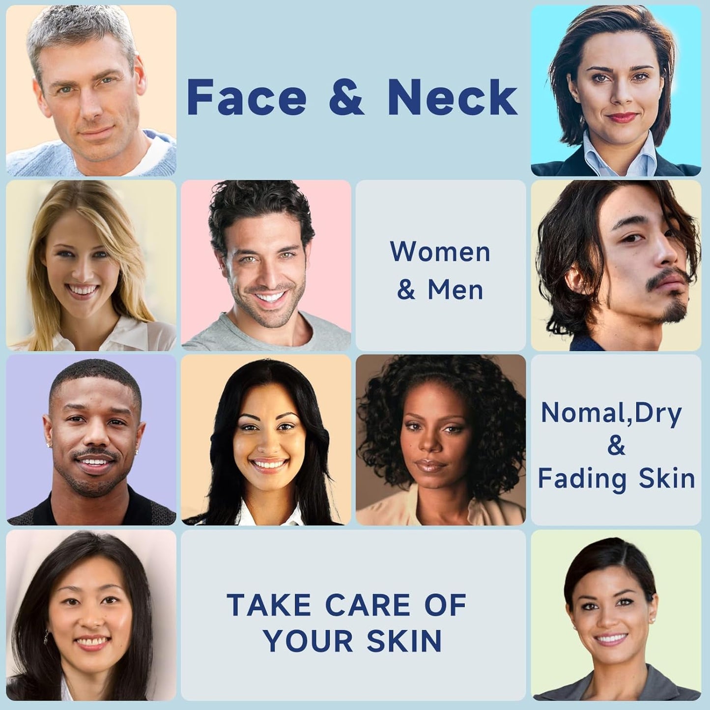 Retinol Cream for Face, Collagen Neck Creams for Tightening and Firming, Anti Aging Facial Moisturizer for Women & Men, Instant Face Lift Wrinkle Cream with vitamin c serum