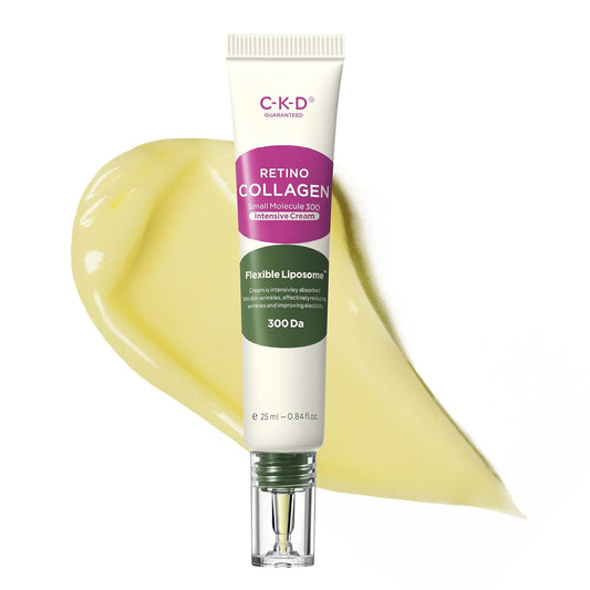 CKD Retino Collagen Intensive Cream - Retinal Spot Collagen Cream for Fine Lines, Deep Wrinkles, and Sagging Reduction. Anti-Aging and Youthful Skin. Korean Skin Care. 0.84 fl oz