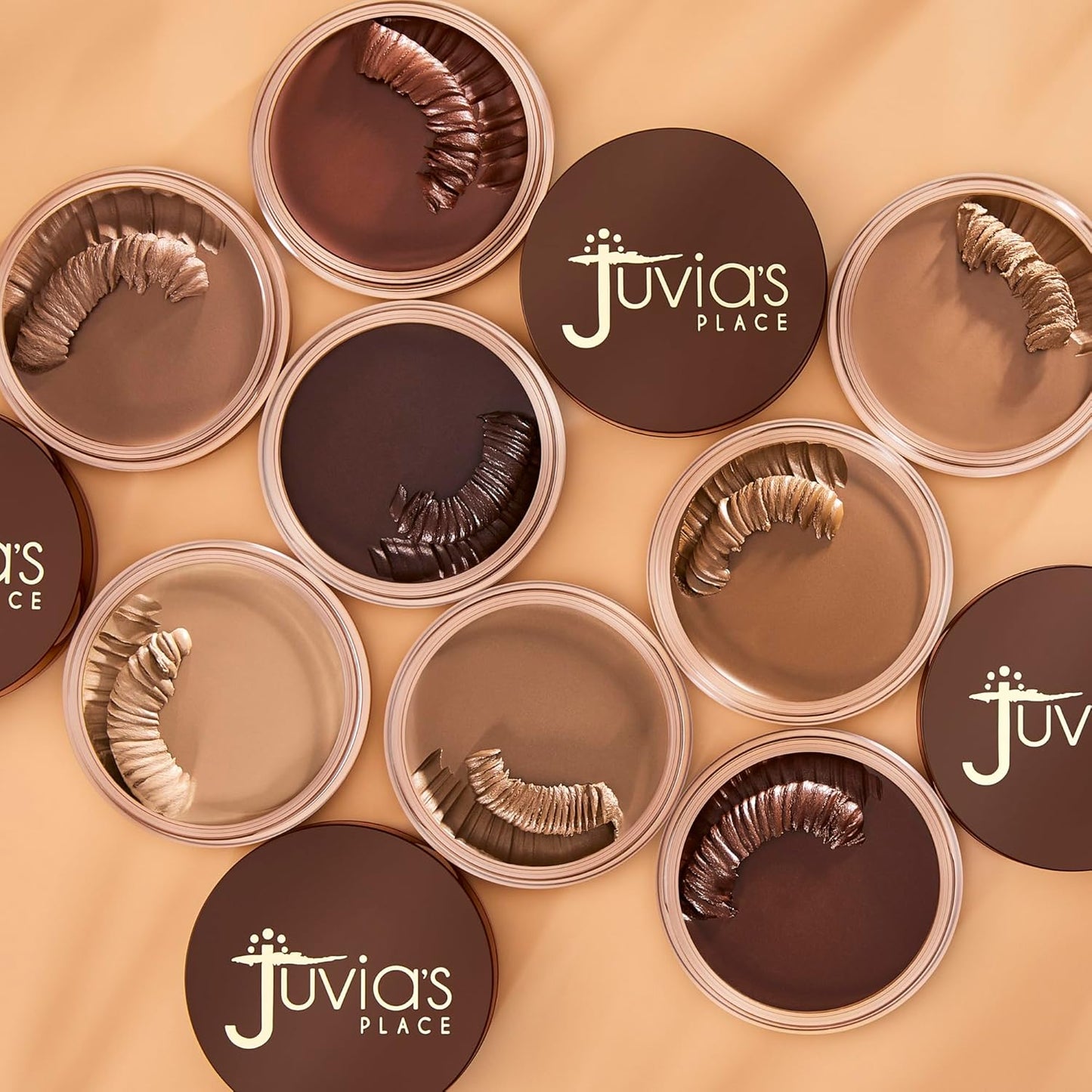 Juvia's Place Bronzed Cream Bronzer Caramel - Creamy Bronzing Makeup Beauty Glow Sun Kissed Cheek Matte Shimmer Contour Long Lasting Finish Pigmented Bronze Light Buildable Blendable
