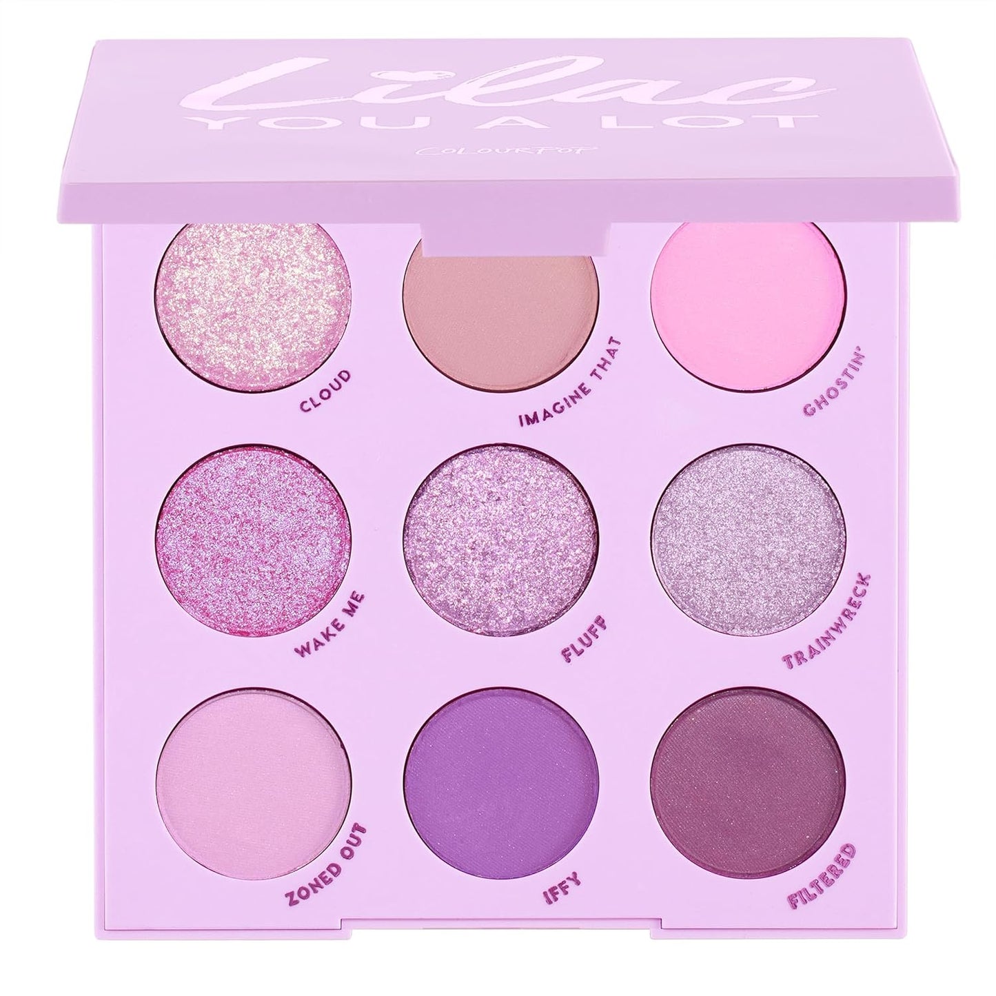 Colourpop Lilac You A Lot Shadow Palette - Purple Shadow Palette with Metallic and Matte Finishes - High-Pigment Makeup with a Long-Wearing Formula (0.3 oz)
