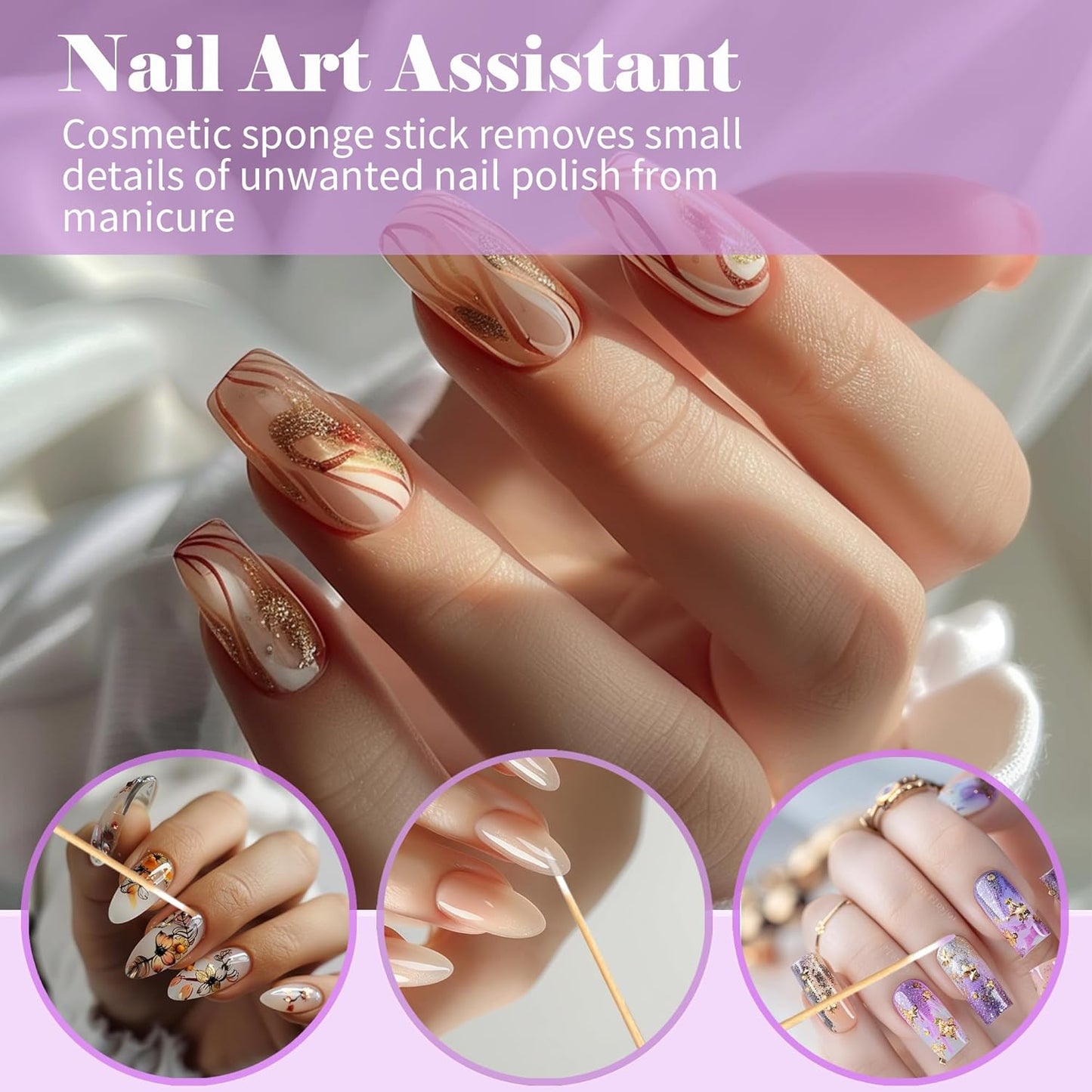 1000PCS Pointed Cotton Swabs - Precision Tip Cotton Swabs - 4 Inch Microblading Cotton Swabs - Microblading Cotton Buds for Eyebrow Eyelash Extensions, Makeup, Nails, Tattoo Permanent Supplies, Craft