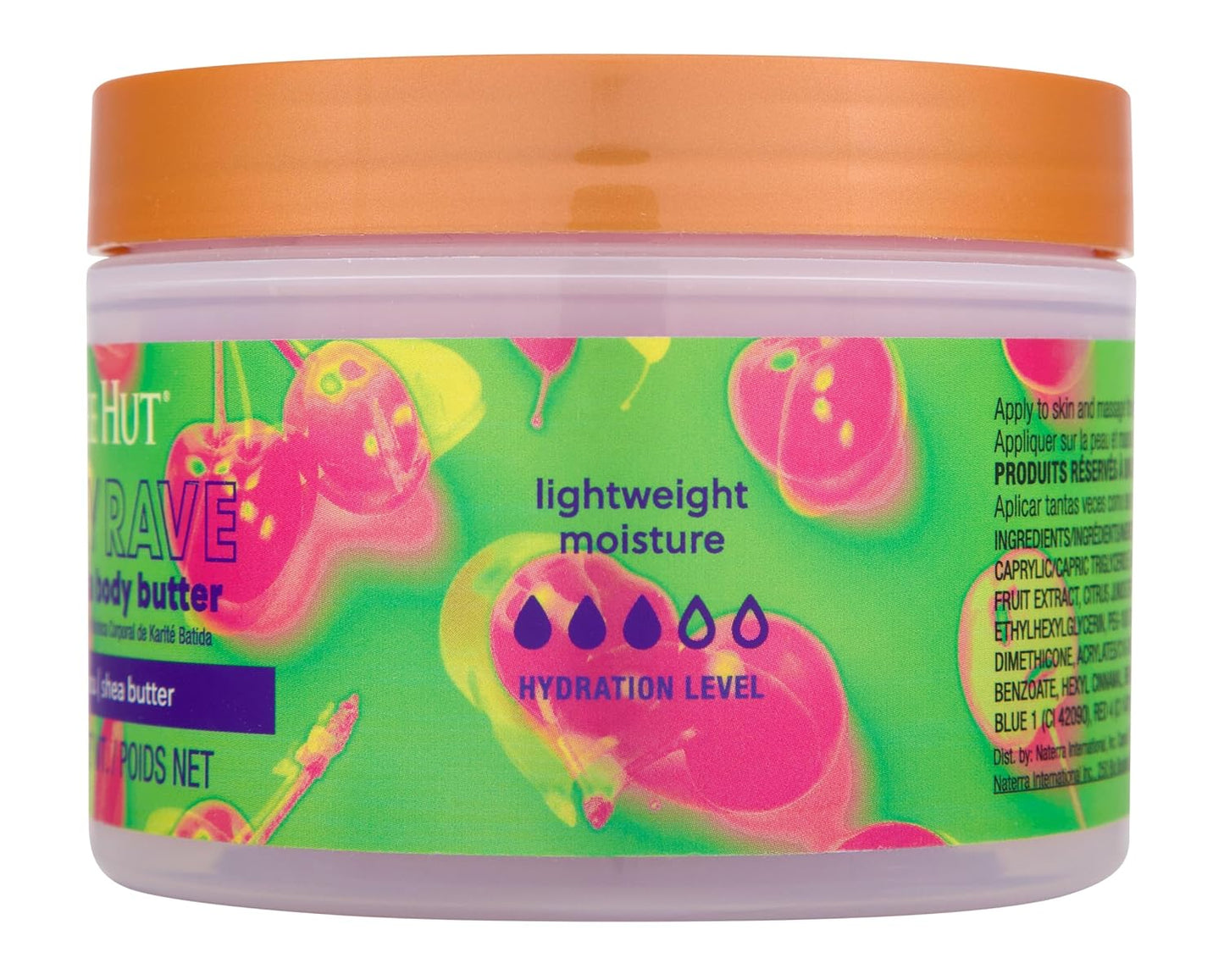 Tree Hut Cherry Rave Whipped Shea Body Butter, Long-lasting Hydration Leaves Skin Feeling Soft & Moisturized, Lightweight, Nourishing Essential Body Care, 8.4 fl oz.