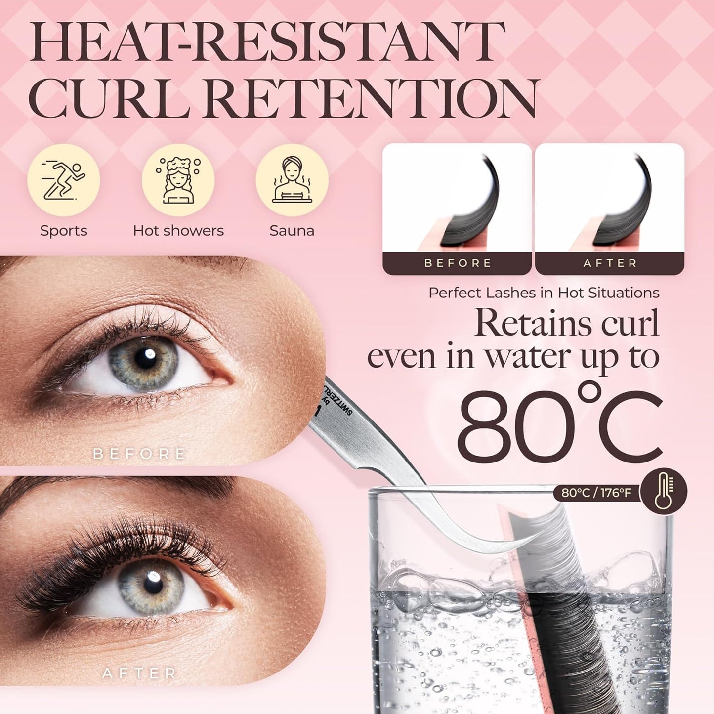 LASHVIEW Classic Lash Extensions 0.03-0.20 J/B/L/C/CC/D Curl 8-16mm Mixed & Single Length Tray, Soft Matte Dark Professional Eyelashes Extension(0.10 D 8-16mm)