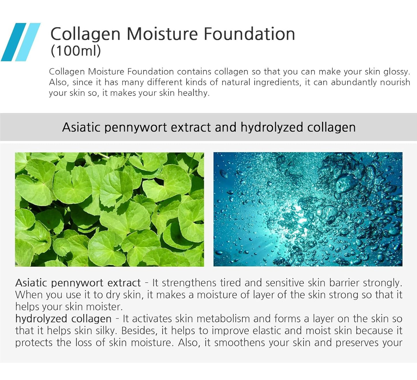 Enough Collagen, Moisture Foundation, SPF 15, 23, 3.38 fl oz (100 ml)