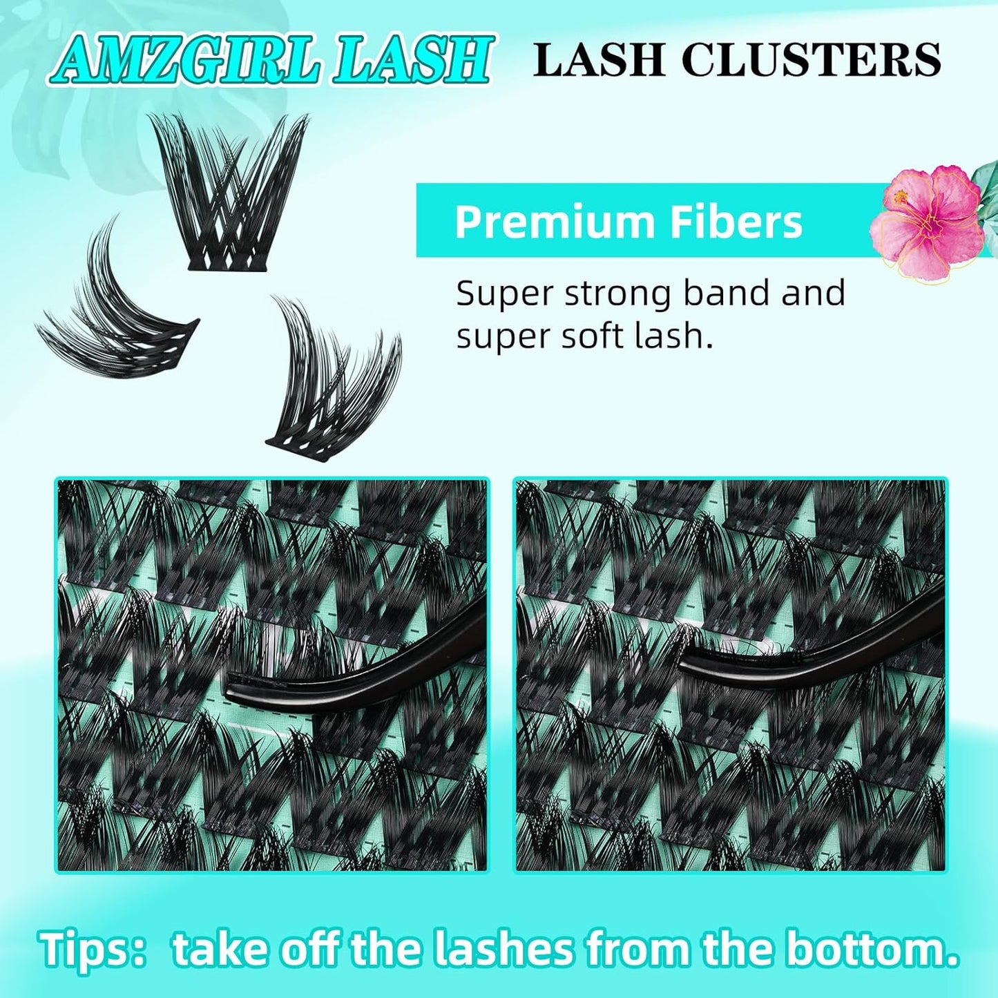Lash Clusters Wet Look 168Pcs Eyelash Cluster Ultra-Thin Lash Band Eyelashes Extensions Spiky Anime Wide Span Lashes(Mallow,D-14mm)