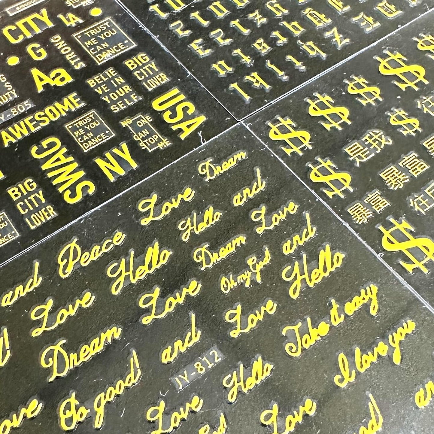 30 Sheets Gold Nail Stickers Decals Gold Star Line Nail Decals 3D Self-Adhesive Nail Art Stickers Flower Butterfly Nail Supplies for DIY Acrylic Nails for Women