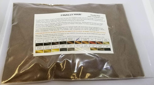 Finally Hair Building Fiber Refill 100 Grams Light Brown Hair Loss Concealer by Finally Hair (Light Brown)