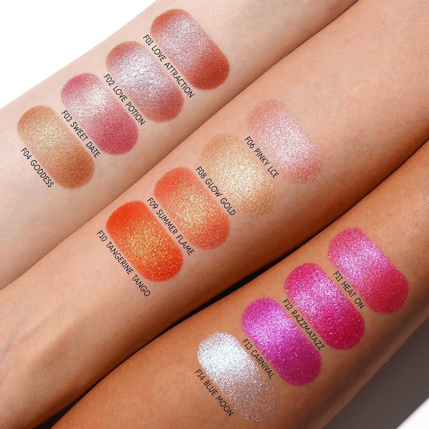 Oulac Fuschia Luminisers Powdery Blusher for Cheeks Face Glow,Brighten Skin As Highlighter Makeup, Shimmer Blusher,Buildable and Vegan Cosmetics,4.8g F12 Razzmatazz