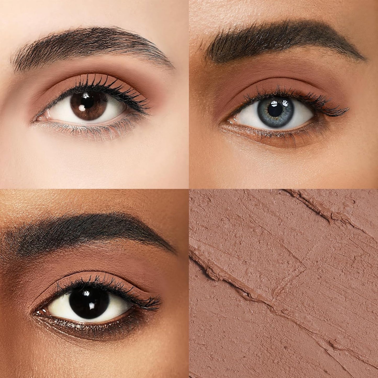 Longwear Cream Eye Shadow Sticks(30 Matte Chocolate), Smudge-Proof, Waterproof Eyeshadow,Silky Formula Glitter With Makeup Brush,Brown Eyeshadow Stick