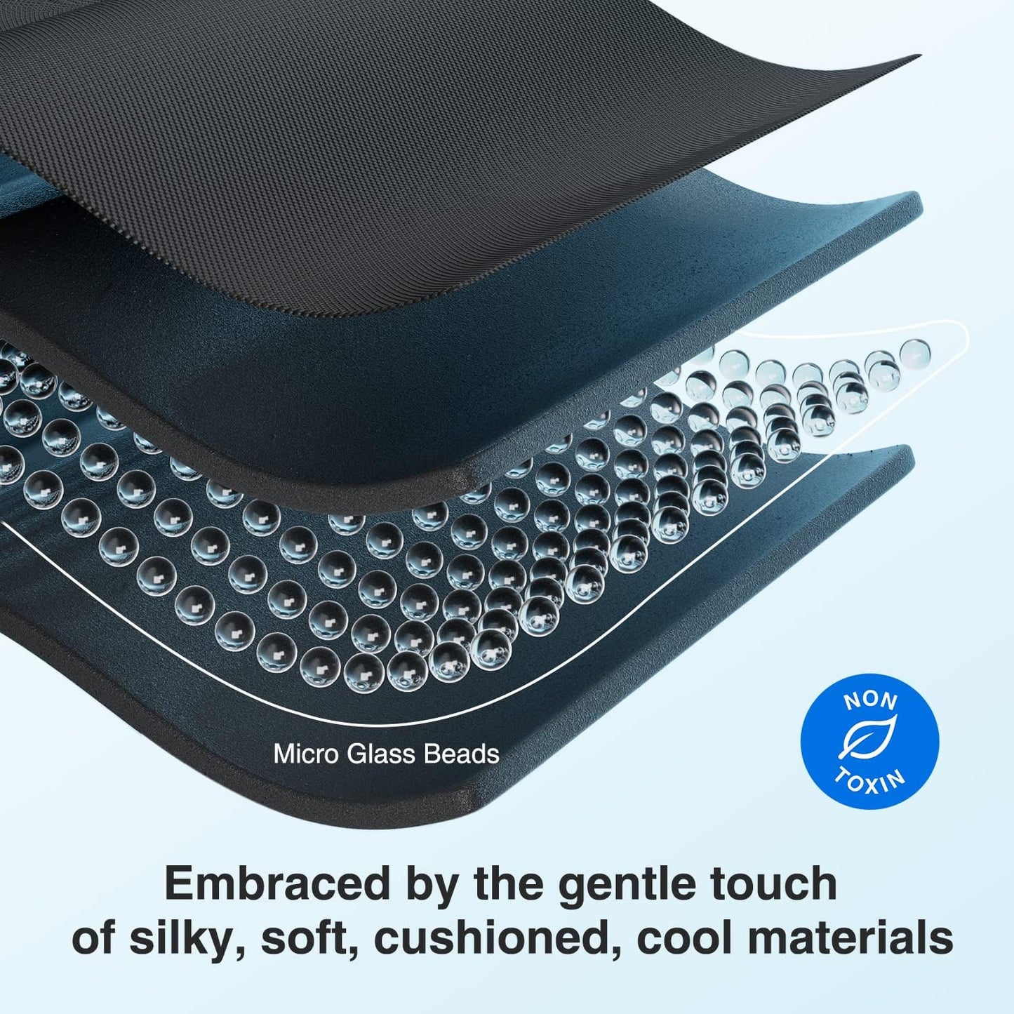 YFONG Weighted Sleep Mask, Women Men 3D Eye Mask Blocking Lights Sleeping Mask (4.2oz/120g), Pressure Relief Night Sleep Eye Mask with Adjustable Strap, Eye Cover Blindfold for Travel Nap Yoga, Gray