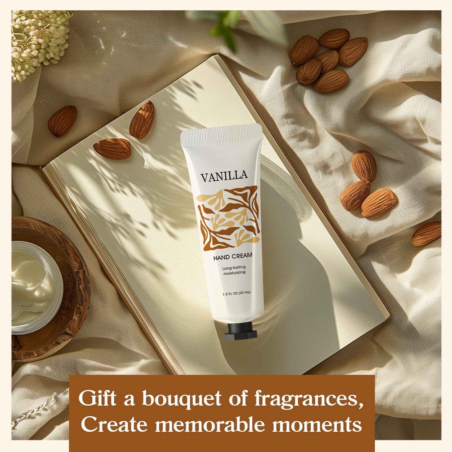 BODY & EARTH # LOVE 12 Pack Hand Cream for Dry Hand Lotion Natural Plant Fragrance, Hand Lotion Travel Size Hand Cream Bulk Gifts for Women Birthday Gifts, Bridesmaid Gifts,Teacher Appreciation Gifts