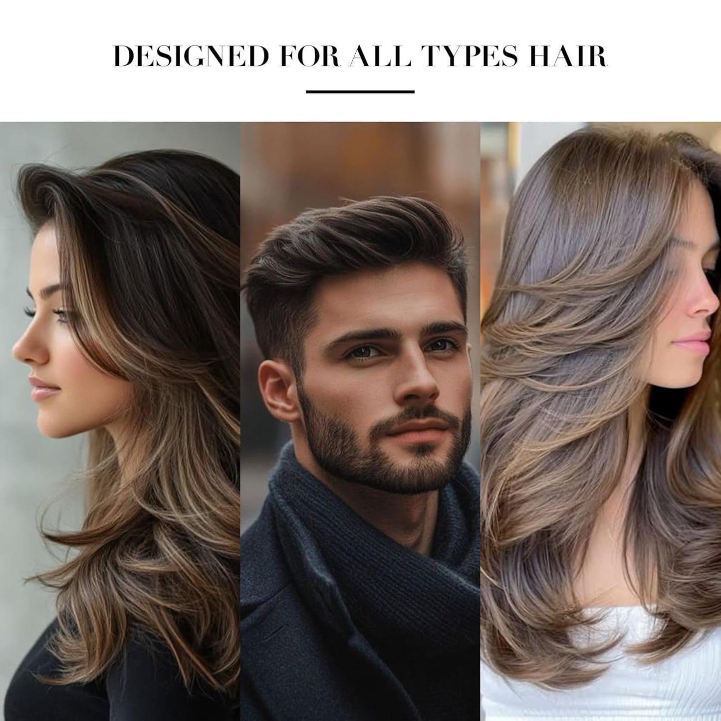 Bamboo Hair Brush for Hair Growth – Natural Bamboo Bristles Detangling & Scalp Massage – Ergonomic Wooden Handle – All Hair Types, Women, Men & Kids