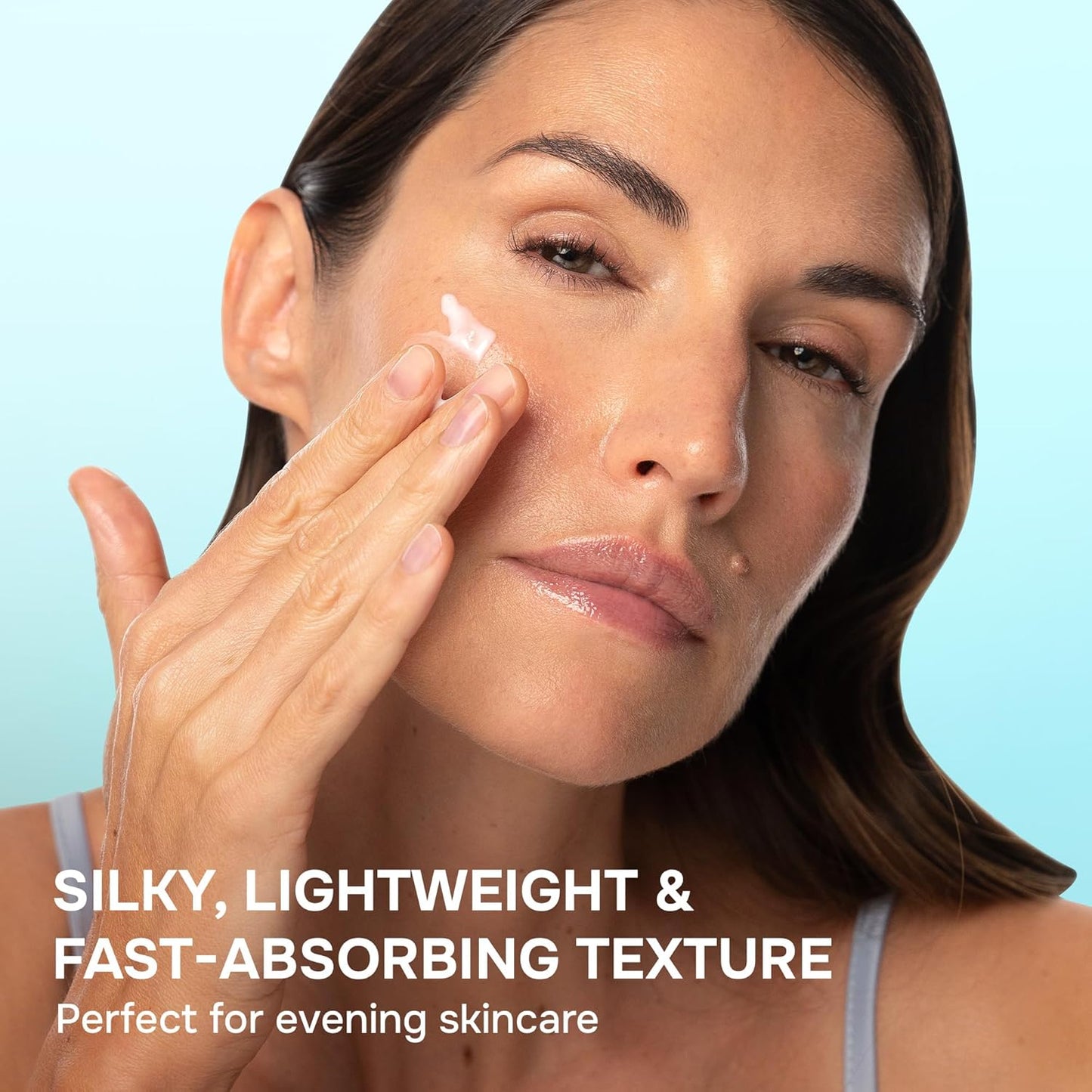 SimplyVital Collagen, Retinol & Hyaluronic Acid Serum - Moisturizer for Face, Neck & Décolleté – Lightweight Hydration for Daily Care – Made in USA – Hyaluronic Acid Cream – 1 fl.oz