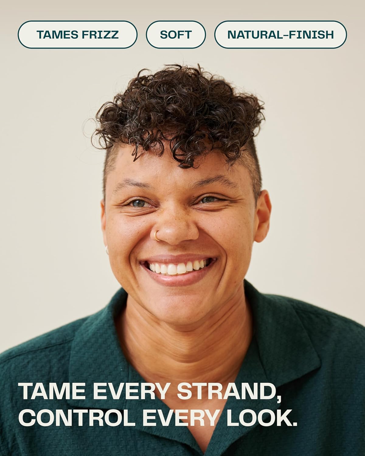 Barb Styling Cream for Women and Men - Soft Hold Hair Styling Cream for Curl Definition and Frizz Control - Lightweight, Natural Finish - Fragrance Free - 3 fl oz