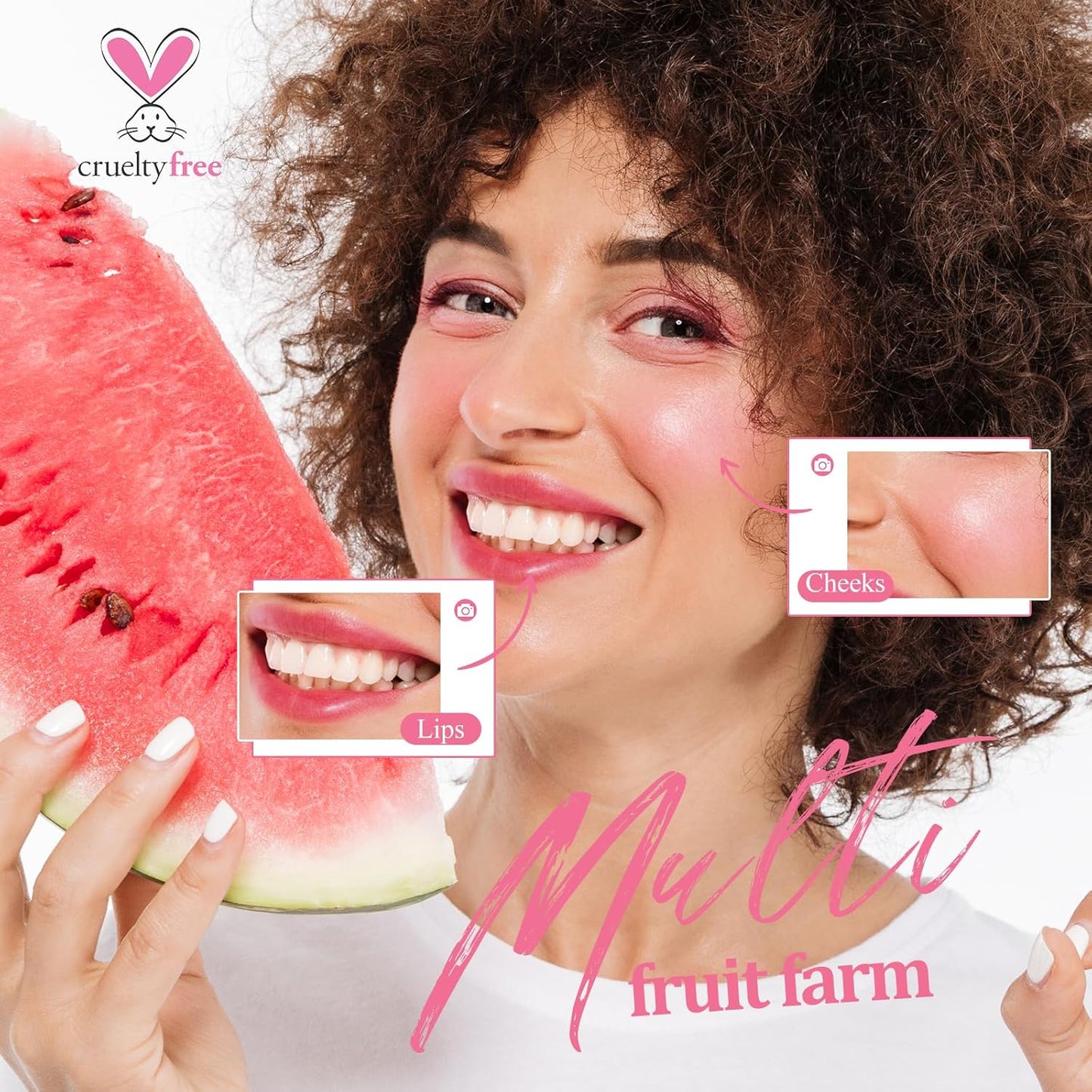 Lip Tint Stain Set, Korean Water Tint Lightweight Non-sticky, Waterproof Long Lasting Liquid Blush & Lip Stain, Transfer-Proof, Matte Finish Lip Color Makeup (fruit farm)