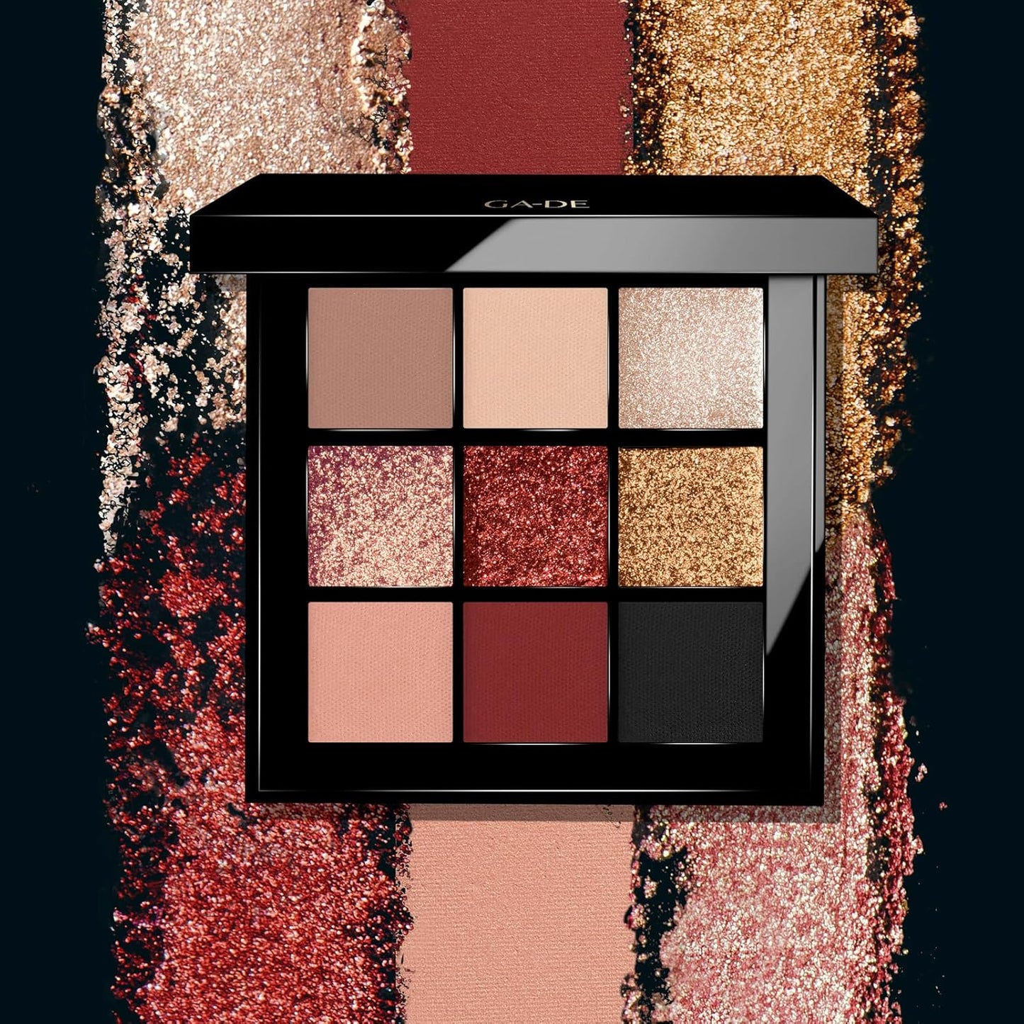 Velveteen Eyeshadow Palette, 51 - Eyeshadow Collection with Light to Deep Shades - for Matte, Metallic, Silky and Shimmery Finishes - 0.286 oz