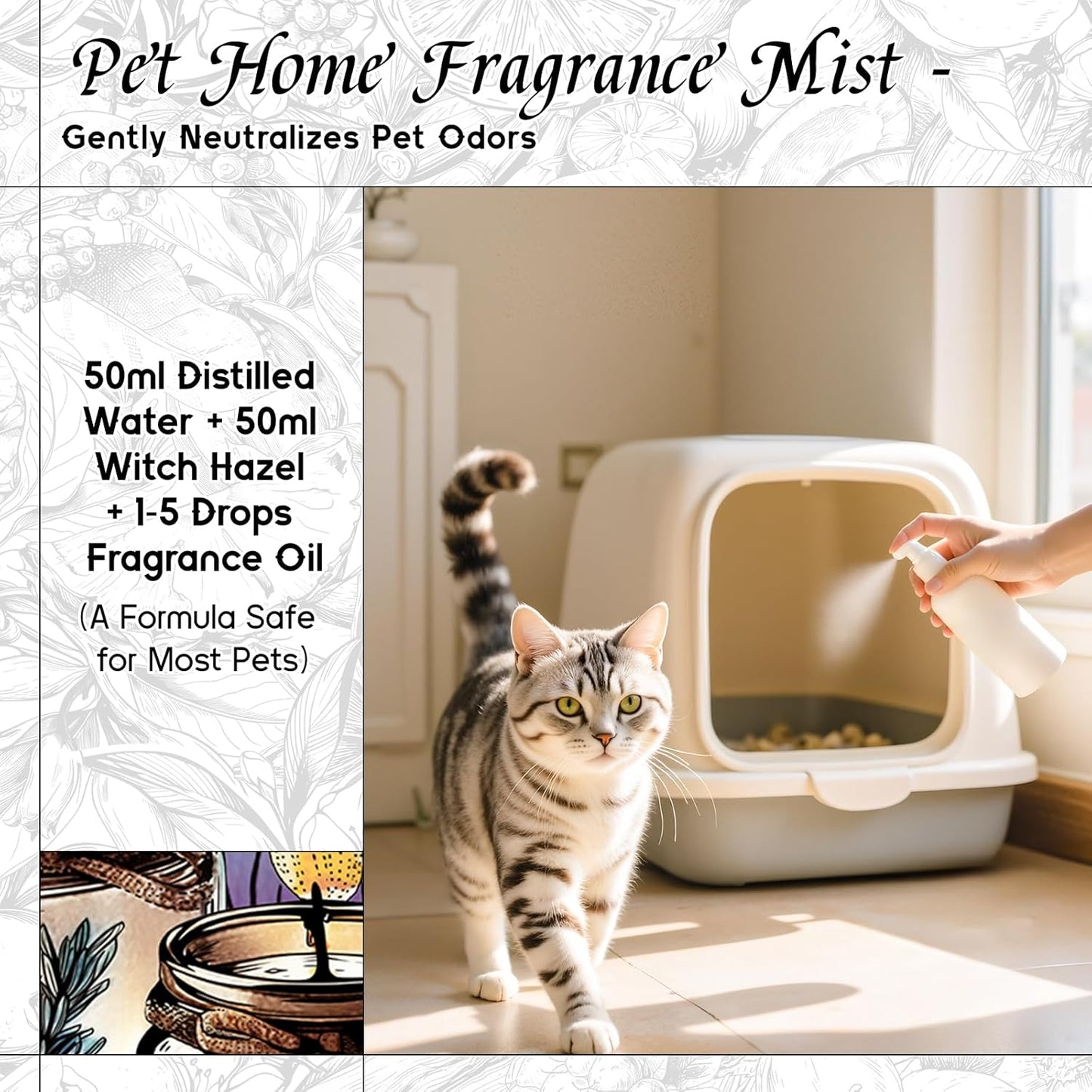 HIQILI Wild Bluebell Fragrance Oil for Candles, Soaps Making, Inspired by J-M.Lone Wild-Blubell, and More DIY Projects, Diffuser, Green Scents for Closets, Drawers - 1 Fl Oz