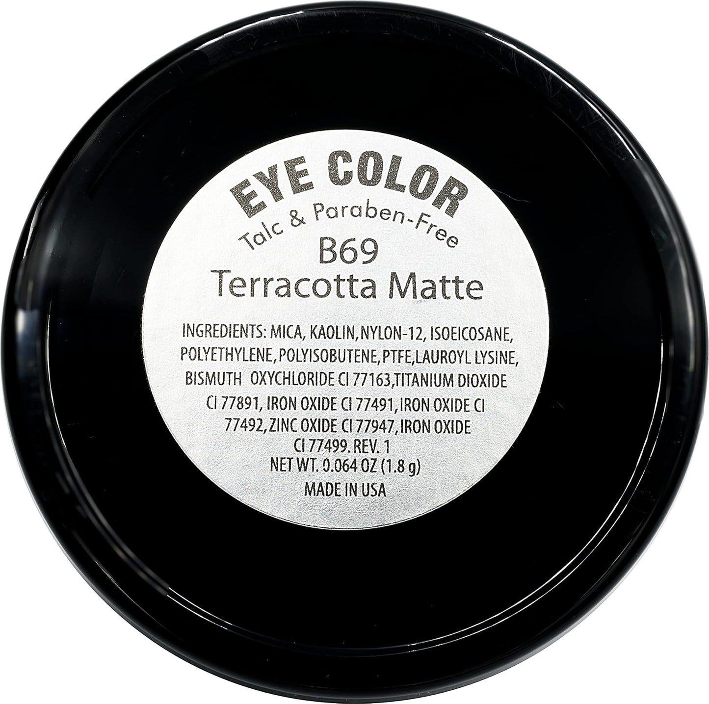 Terracotta Matte Pink Beige Mauve Pressed Powder Single Vegan Eyeshadow; Talc, Paraben & Cruelty Free