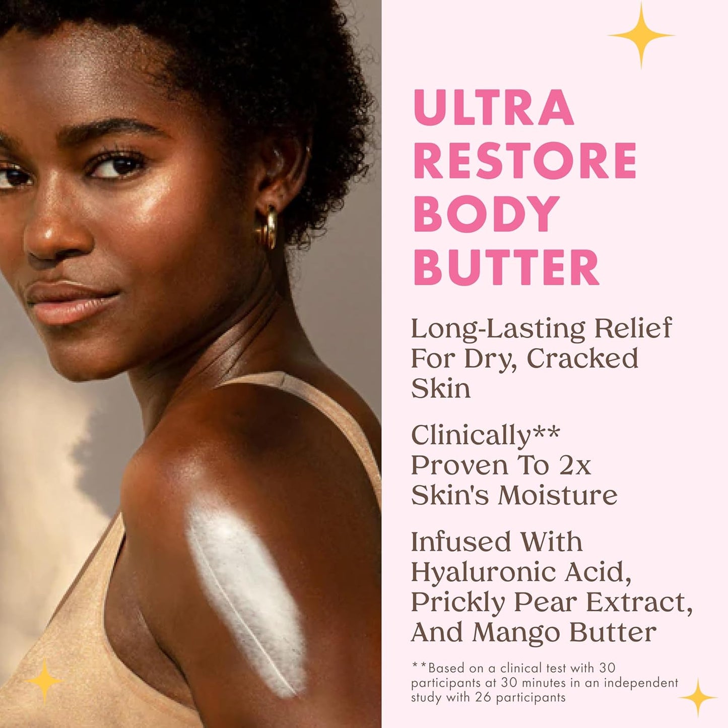 Kopari Jumbo Ultra Restore Body Butter, Whipped Lightweight Formula, Hyaluronic Acid & Mango Seed Butter, Deep & Long-Lasting Moisture, Coconut 12 oz