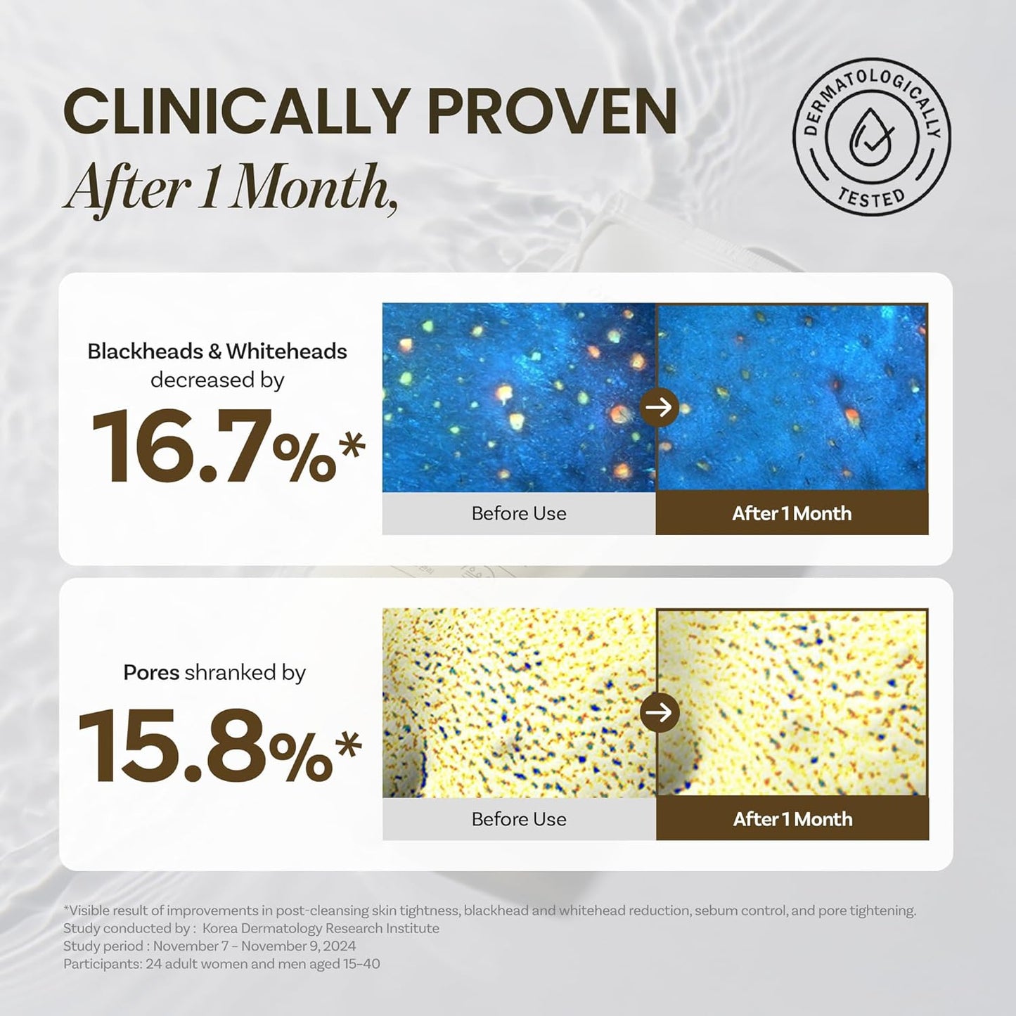 ONGREDIENTS Skin Barrier Moisture Deep Cleanser | Daily Face Wash for All Types | Centella, Peptide, AHA, LHA, Hydrating, Soothing, Pore Tightening | Vegan, Korean Skin Care 4.06 fl Oz