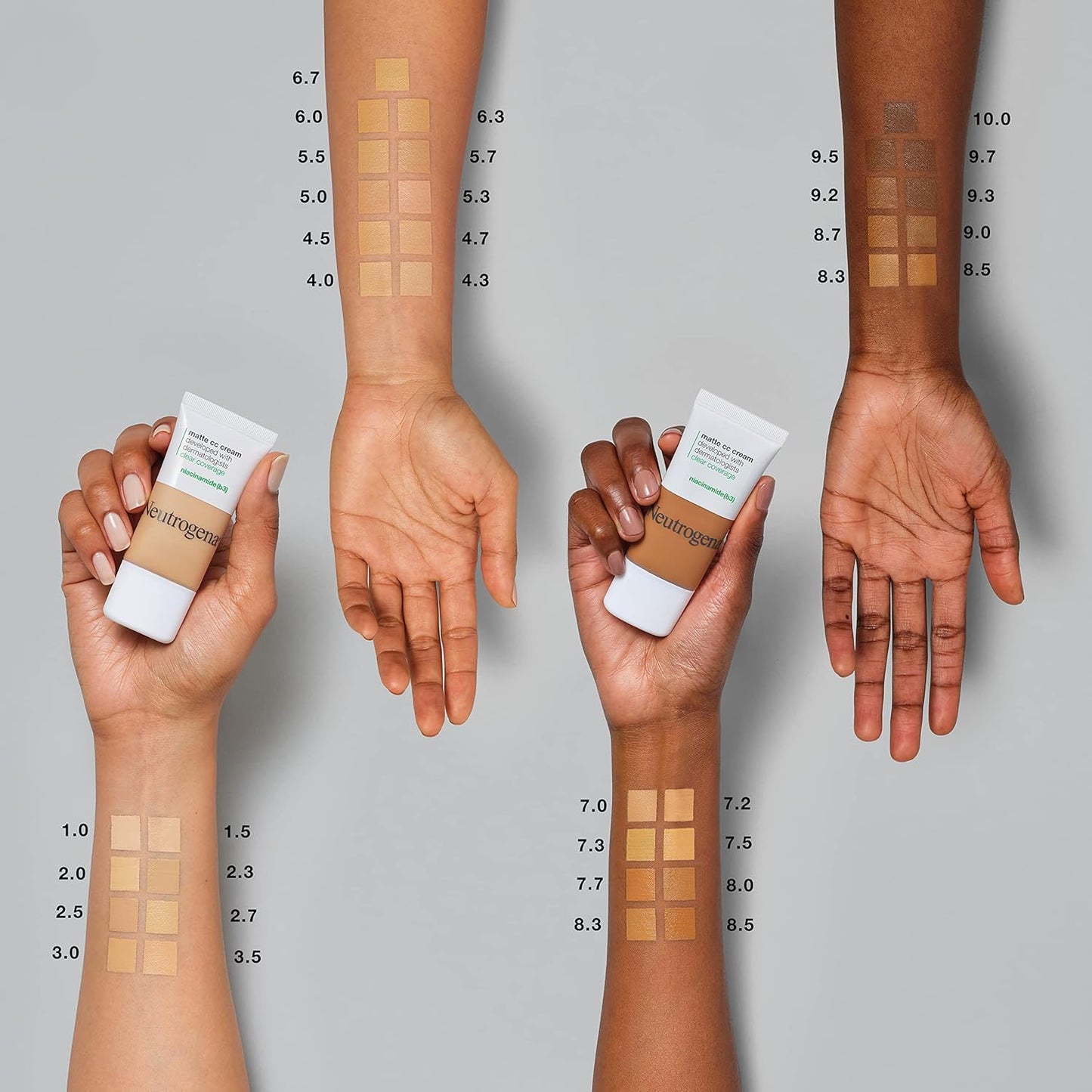 NEUTROGENA Clear Coverage Color Correcting Cream 1.0 oz. 7.0 / Maple