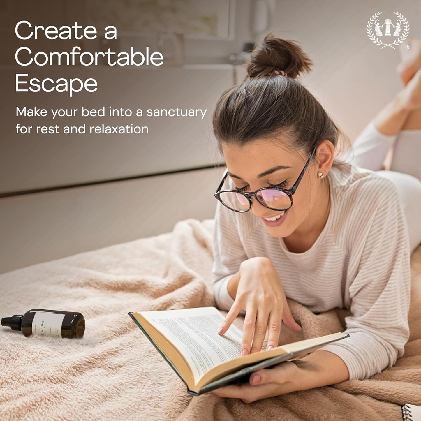 Muse Apothecary Pillow Ritual - Aromatic, Calming and Relaxing Pillow Mist, Linen and Fabric Spray - Infused with Natural Aromatherapy Essential Oils - 8 oz, Fleur du Lavender, 2 Pack