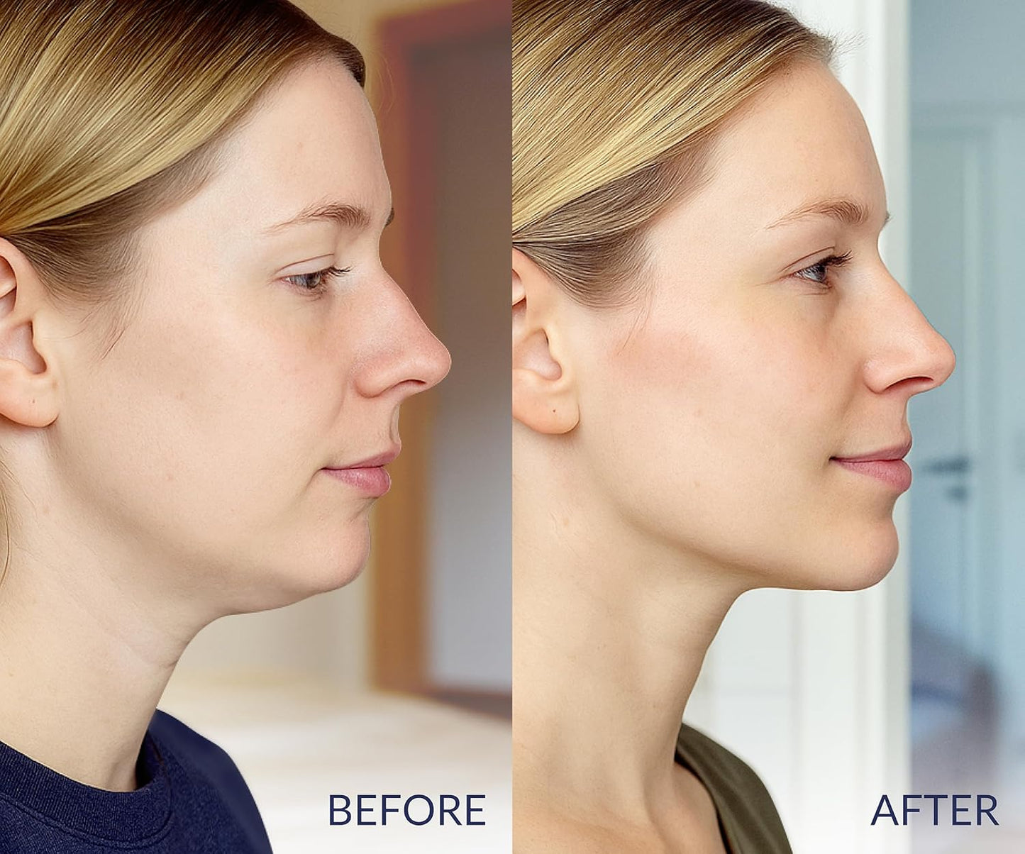 STYLIA V Line Lifting Collagen Face Mask - Double Chin Strap for Women - Jawline Shaper Face Lift Tape - Neck Lift Collagen Mask - Chin Strap for Sleeping - Hyaluronic Acid, Aloe Vera, Cica 10PC