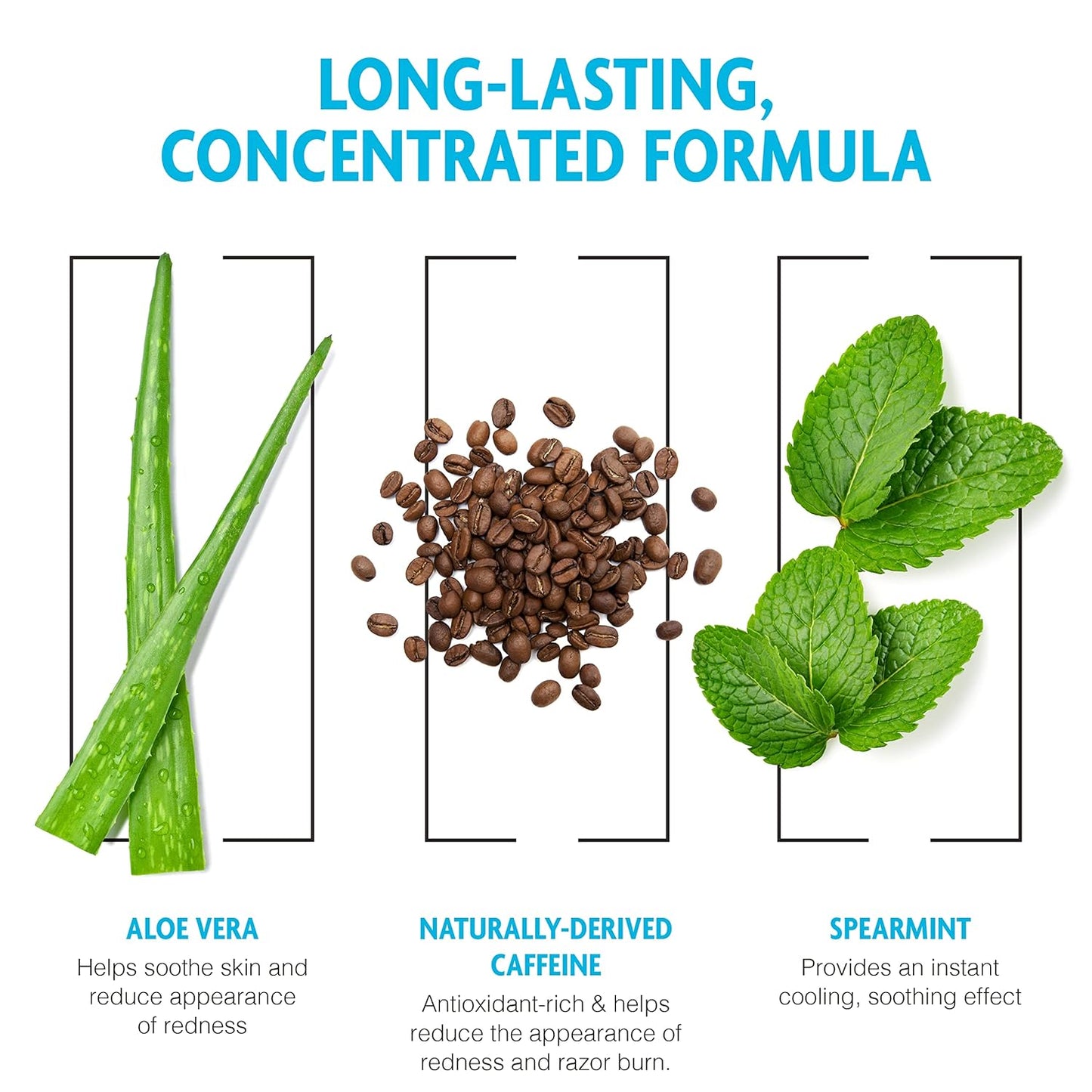 Pacific Shaving Company Caffeinated Aftershave, Men's Grooming Product - Antioxidant Daily Face Lotion + After Shave - Soothing Aloe & Spearmint Post Shave Balm for Sensitive Skin (3.4 Oz)