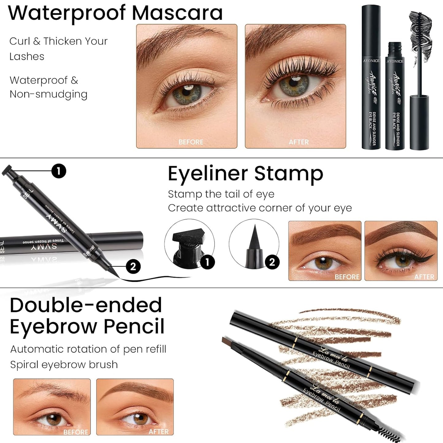 Makeup Kit for Girls Teens, Travel Makeup Kit, Facial Makeup Full Kit, Makeup Present Set for Beginners & Professionals, Cosmetic Bag Include Pigmented Blendable Eyeshadow Palette, concealer