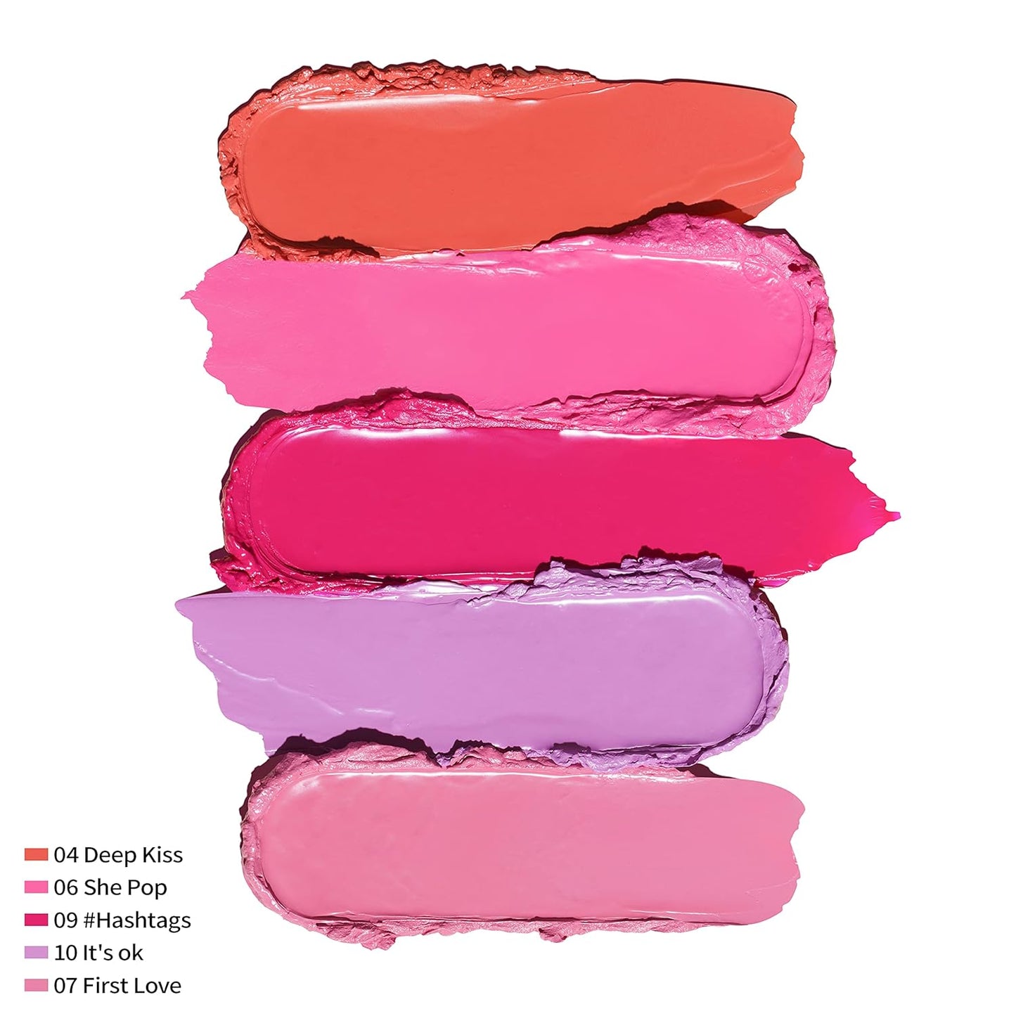 Oulac Coral Peach Red Lipstick for Women - Moisturizing Lip Stick Red, Glossy Tinted Lip Balm, Sheer Shine Juicy Finish, Lightweight and Hydrating Formula for Dry Lip Care, Vegan 2.2g/0.07oz (04)