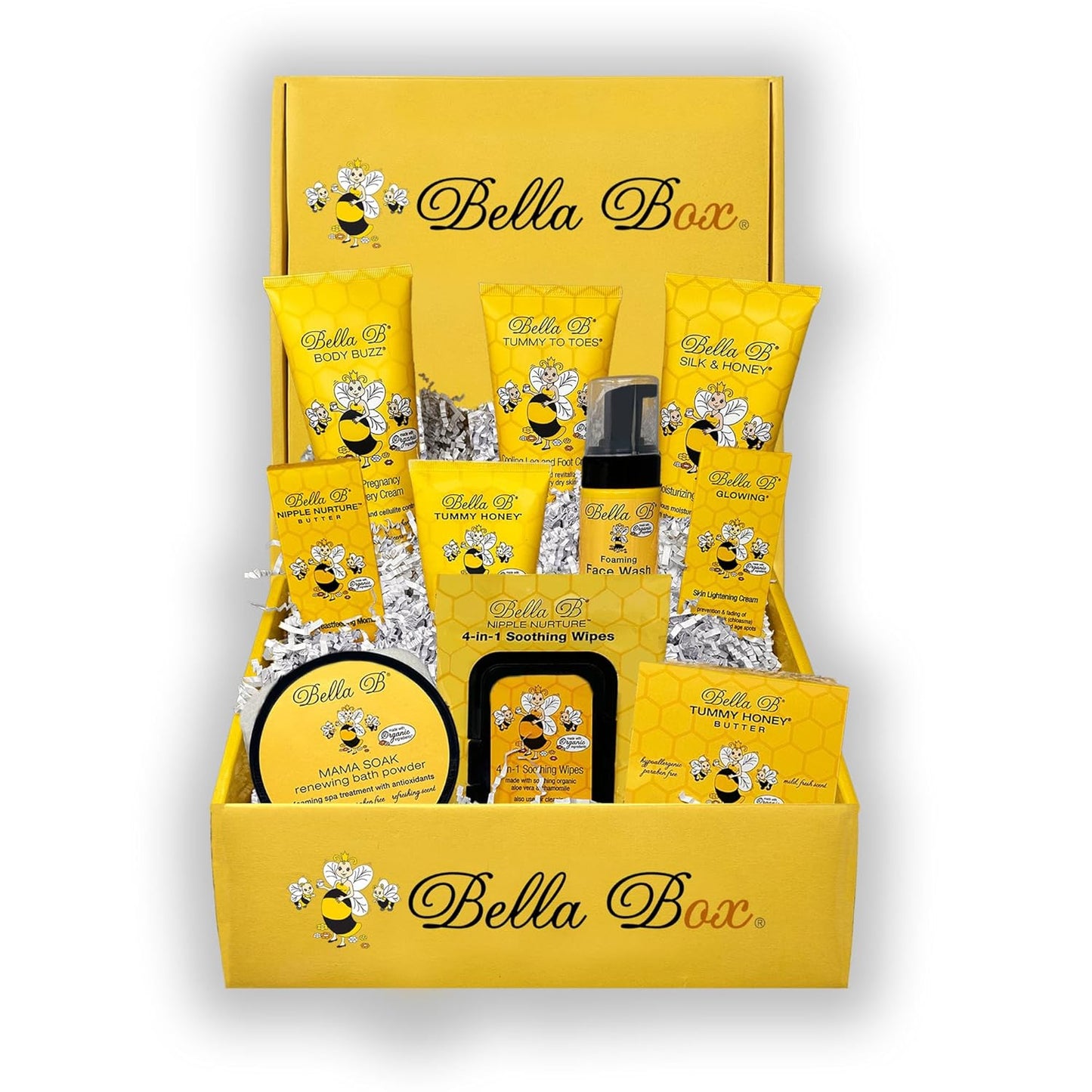BELLA B Pregnancy & Beyond Complete Set - Skin Care Gift Set - New Mom Gifts - Gift For Mom - New Mom Gift Basket - Pregnancy Must Haves - Pregnancy Gifts For First Time Moms