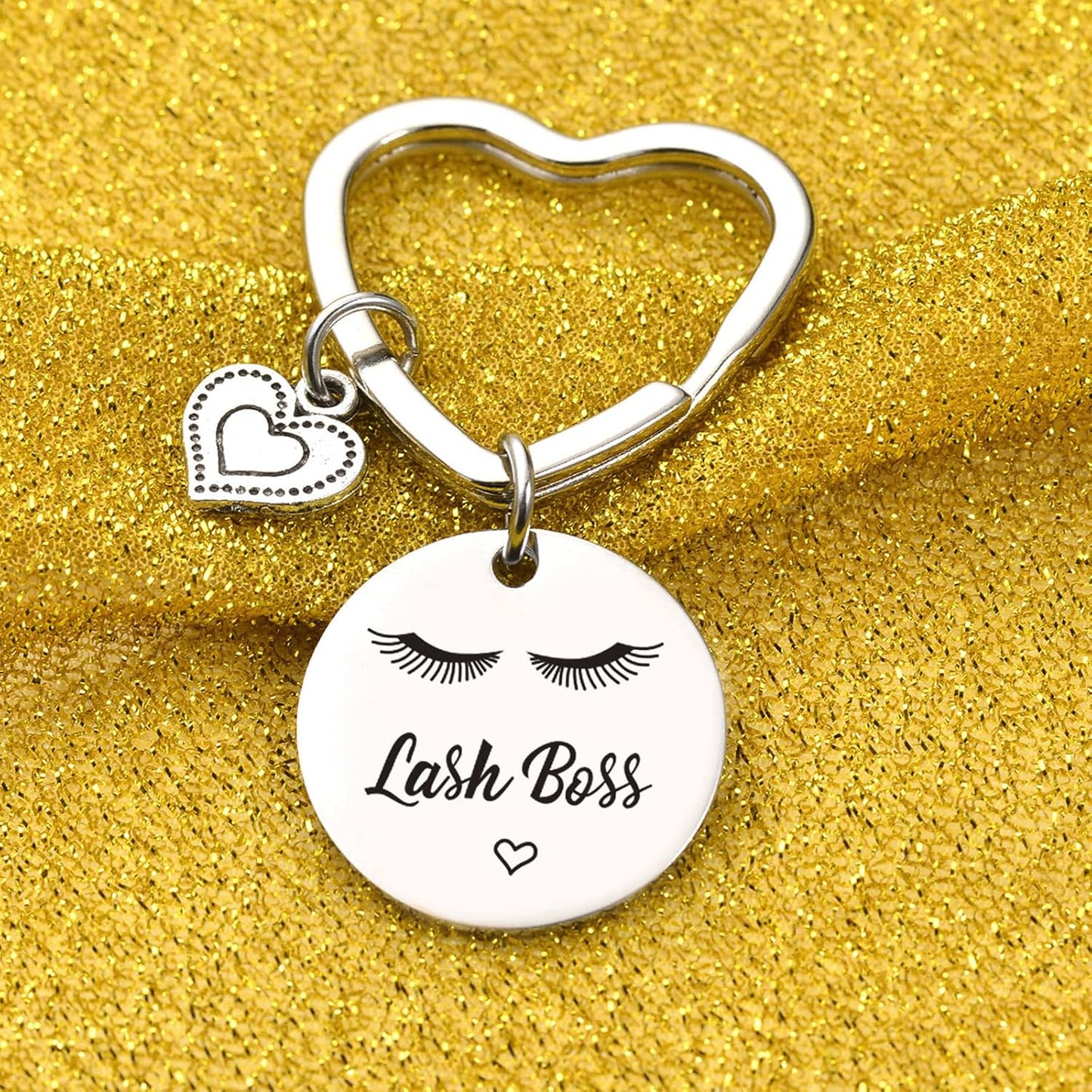 Lash Boss Appreciation Jewelry Beauty Lashes Girl Jewelry Daughter Gift Best Friend Keychain