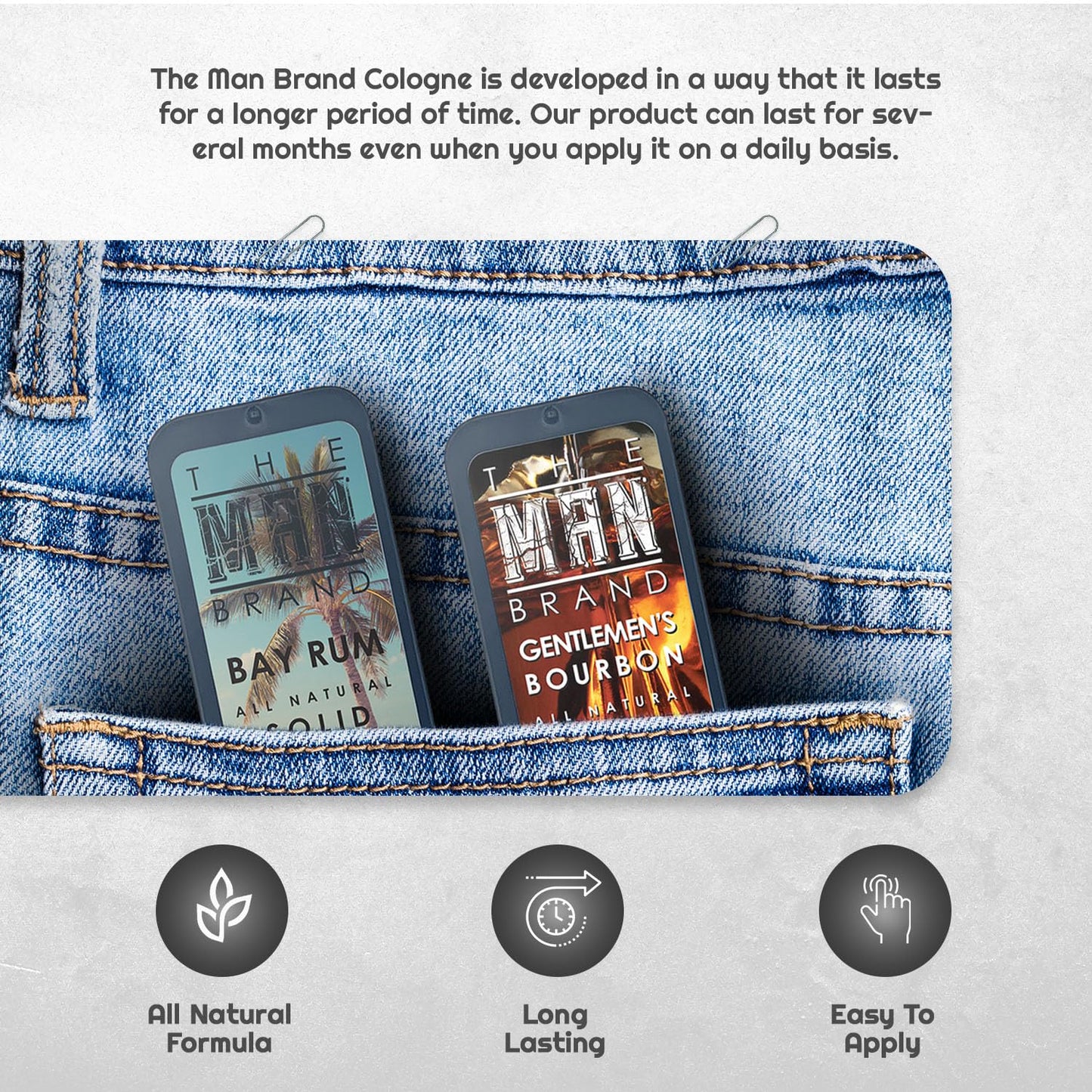 Solid Cologne Set of 5 with Bay Rum Solid Cologne, Bourbon Solid Cologne, Business As Usual, Lumberjack, and Mysetry Man Cologne - Solid Cologne Sampler Set (Five Armies - 5 Pack - 0.75 oz each)