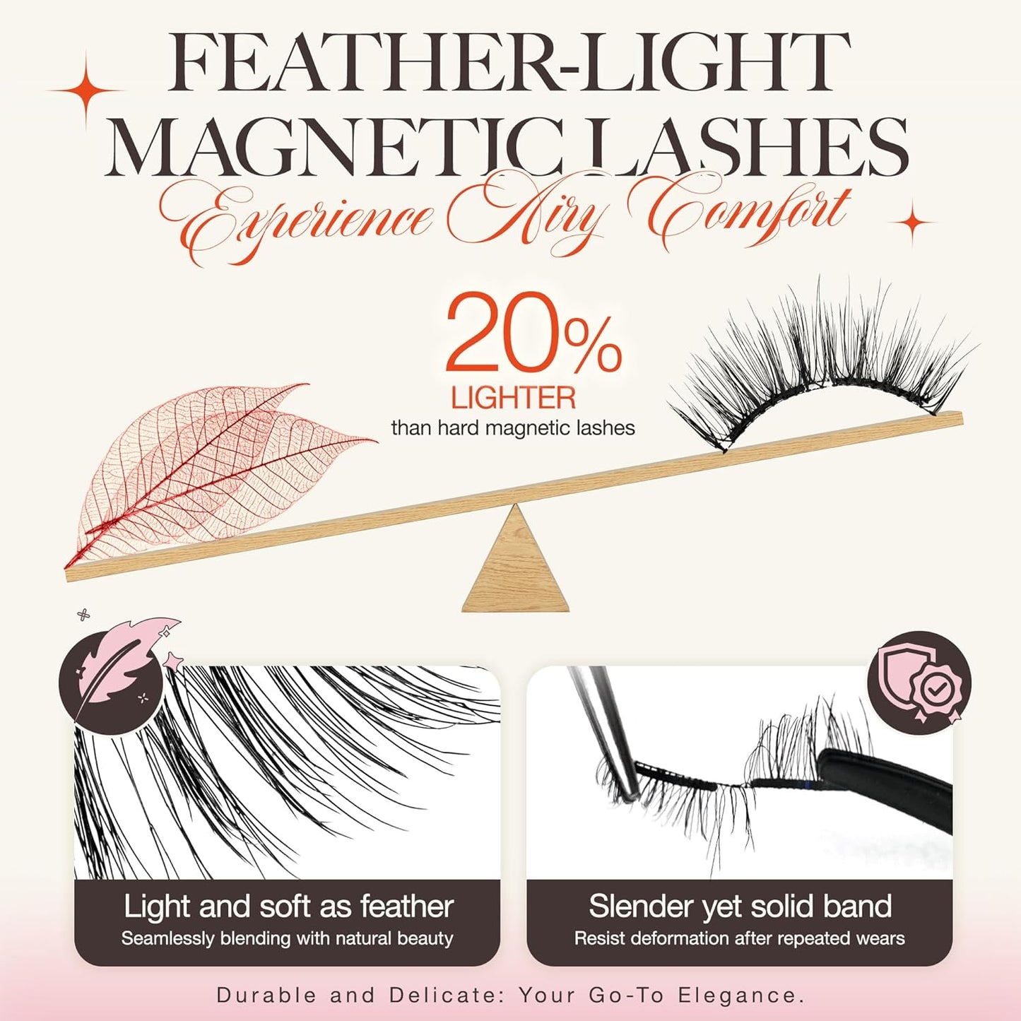 LASHVIEW Magnetic Eyelashes with Applicator,Reusable Soft Magnetic Eyelashes Natural Look, No Glue Needed RCM01-N