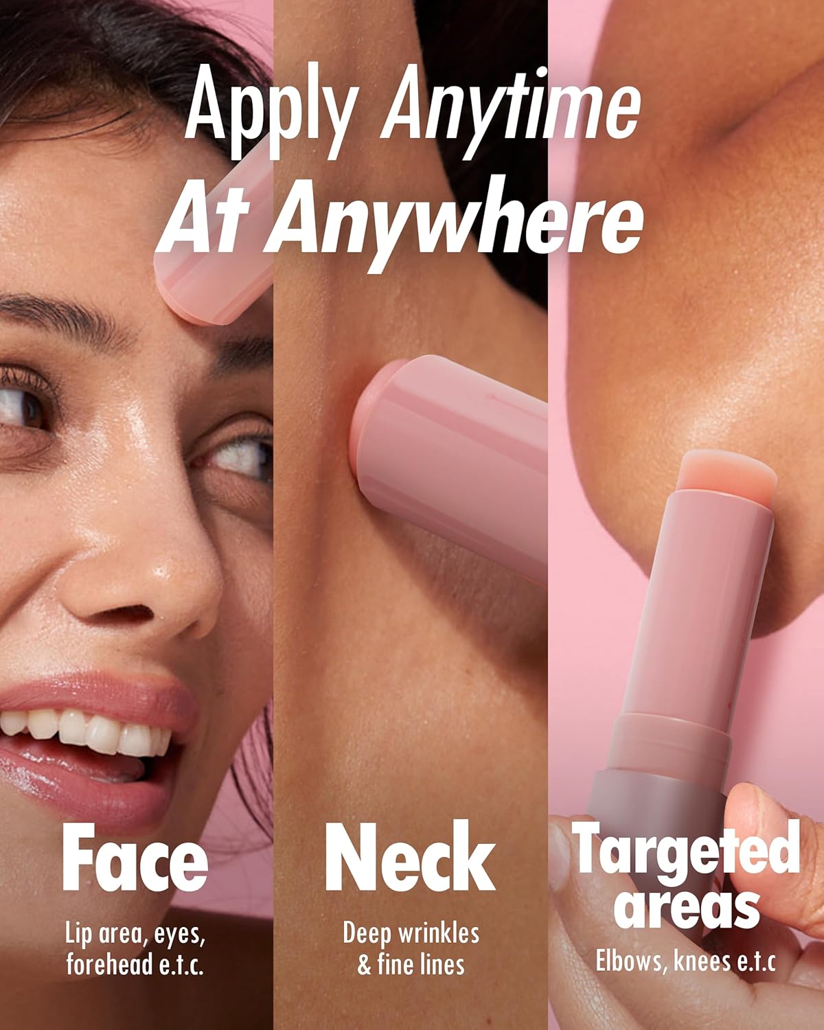 KAHI Wrinkle Bounce Multi Balm - REFILLABLE EDITION + Refill Kit | All-in-One Hydrating Lip Balm Eye Neck Cream Make Up Base & Face Mist Moisture Balm Stick Daily Face Moisturizer (0.32 oz)