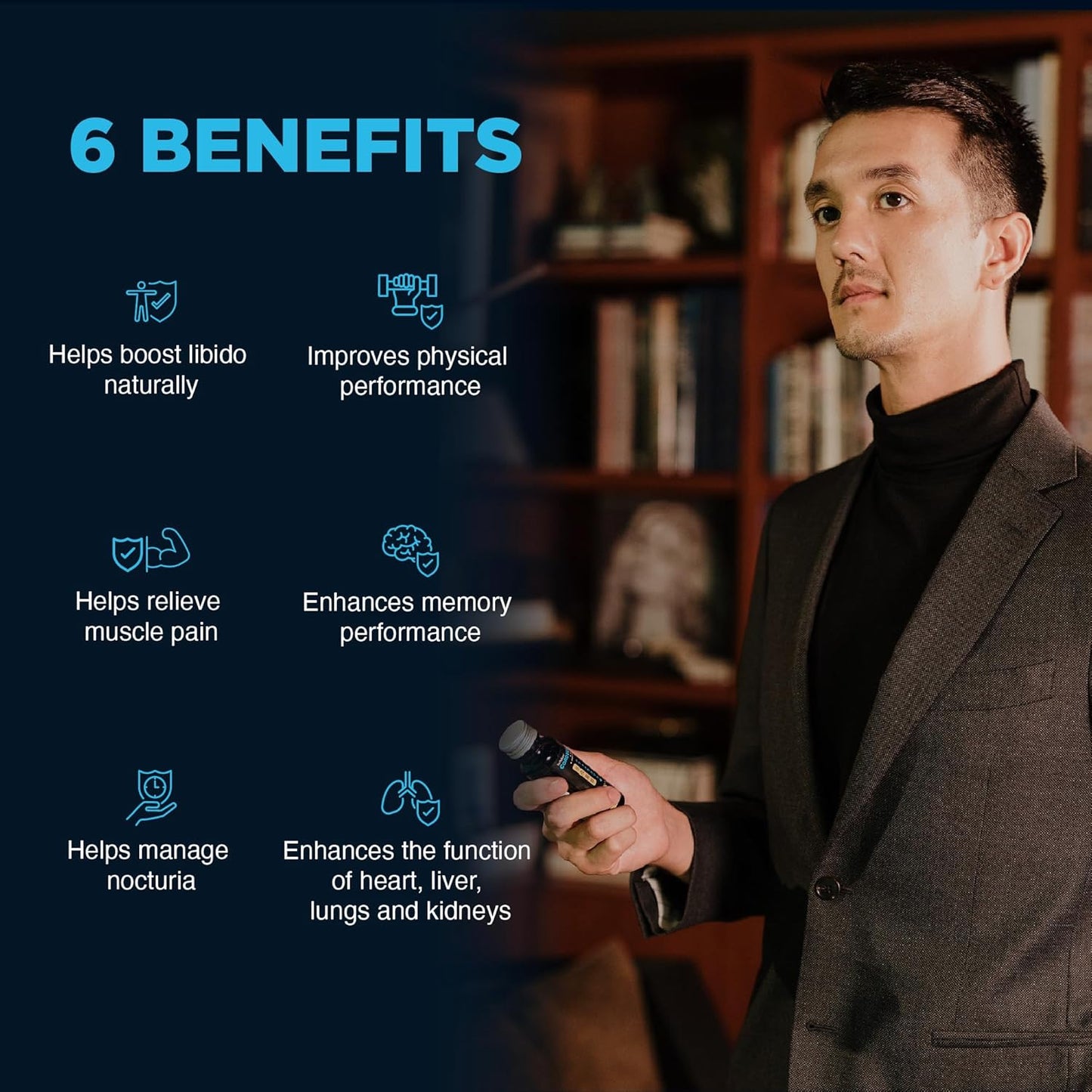 FINE JAPAN Cordyceps Plus: Premium Cordyceps Mushroom Extract and Macadamia Blend - Smart Drops Adaptogenic Mushrooms, Organic Mushroom Supplement for Energy & Immunity, Liquid Cordyceps (Pack of 20)