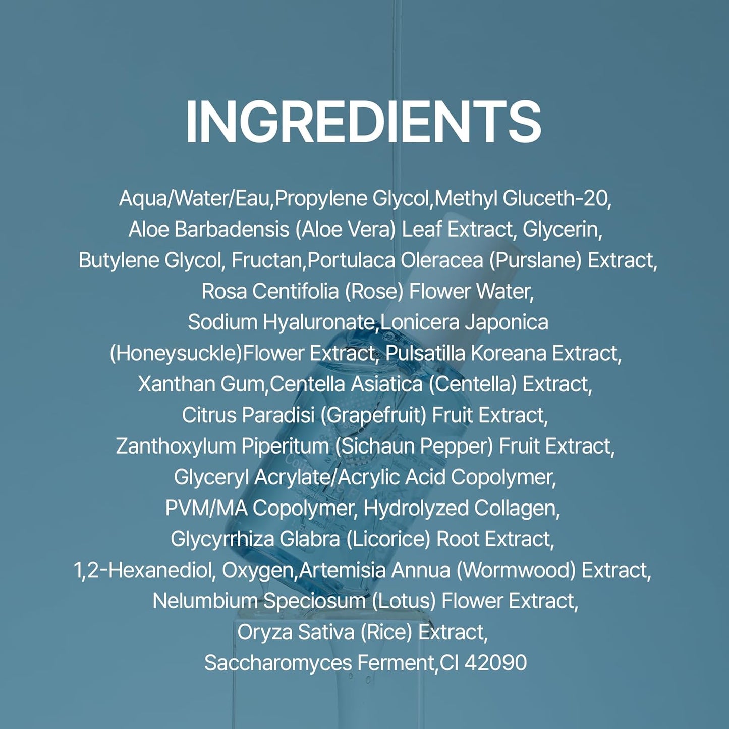 Couperose Fluid – Soothing & Calming Ampoule for Sensitive, Redness-Prone & Troubled Skin, With Hydrolyzed Collagen, Sodium Hyaluronate, Aloe Vera & Rose Water. 1.69 fl.oz (50ml)