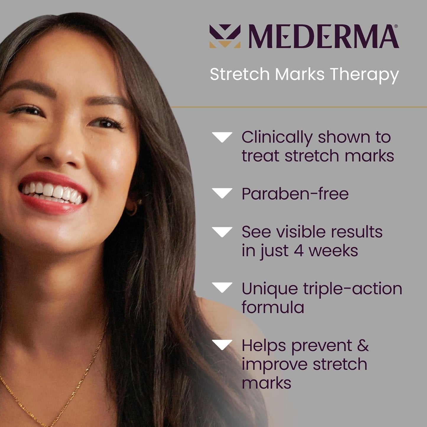 Mederma Stretch Marks Therapy, Helps Prevent and Treat Stretch Marks, Safe to Use When Pregnant & PM Intensive Overnight Scar Cream, Works with Skin's Nighttime Regenerative Activity