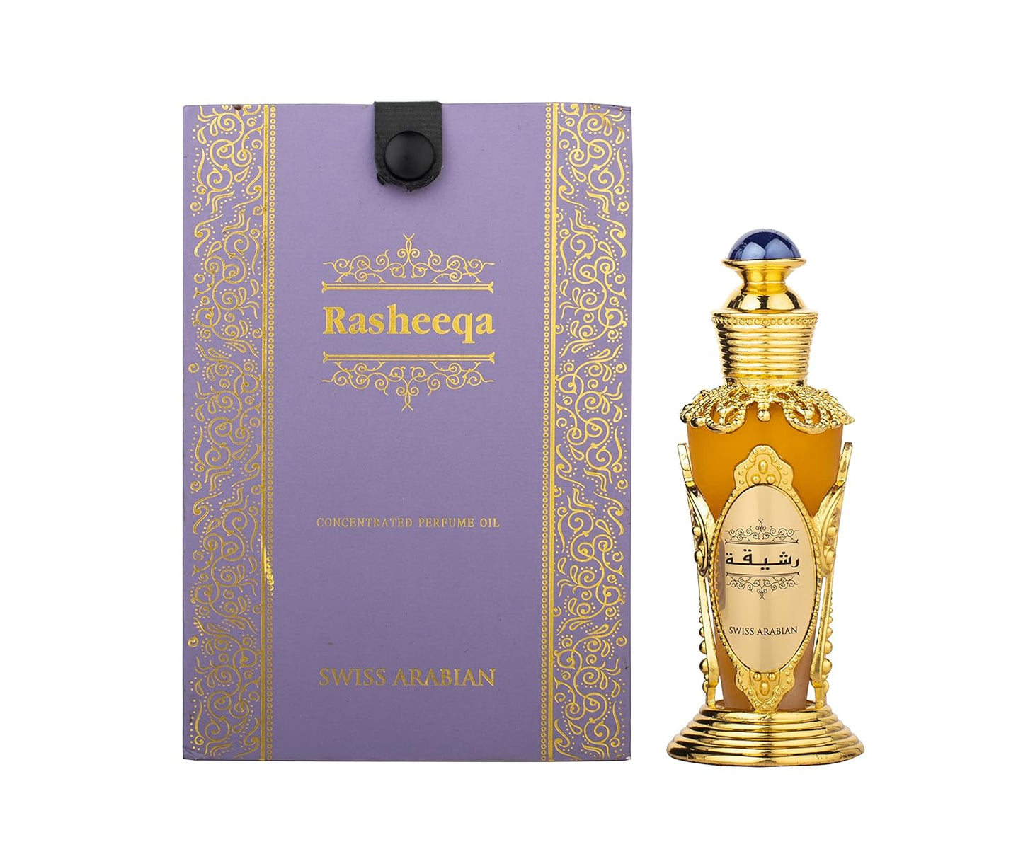 Swiss Arabian Rasheeqa - Luxury Products from Dubai - Long Lasting Personal Perfume Oil - A Seductive, Exceptionally Made, Signature Fragrance - The Luxurious Scent of Arabia - 0.6 oz.
