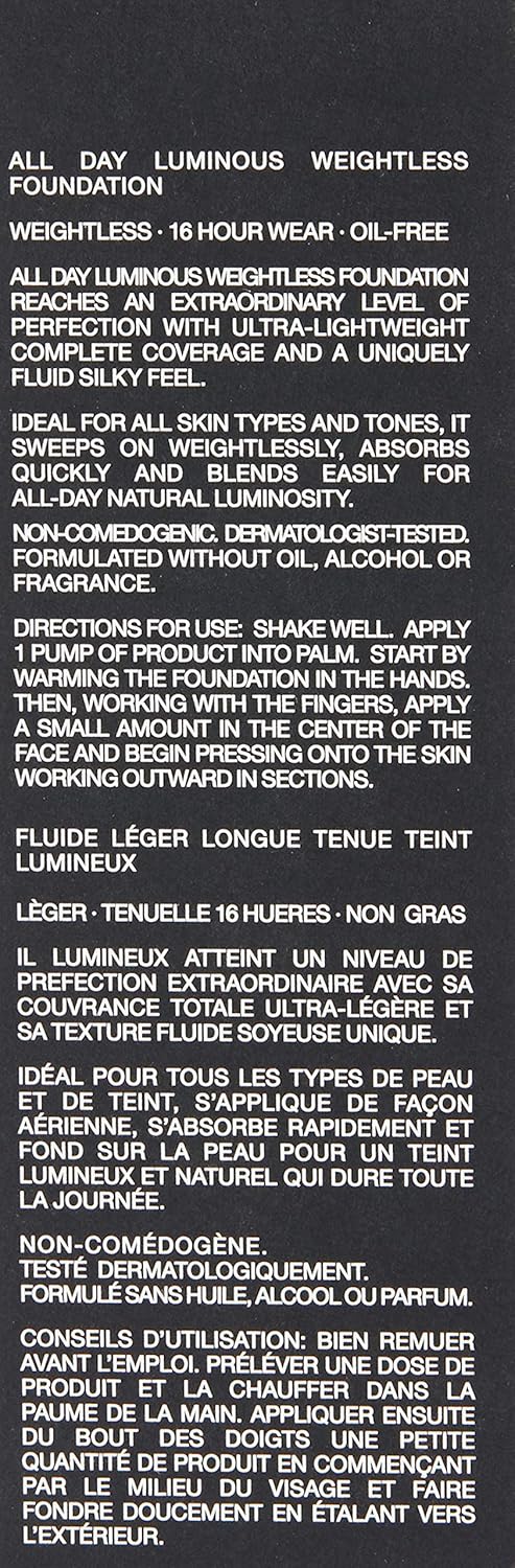 All Day Luminous Weightless Foundation - # 4 Deauville/Light by NARS for Women - 1 oz Foundation