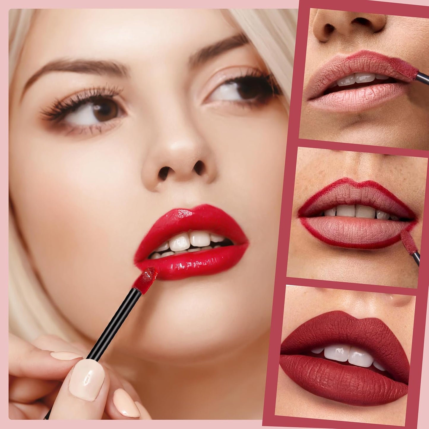 Lip Applicators Disposable - 1800 Pcs Black Lip Brush & Mascara Wands for All Types of Lipsticks, Makeup, Eyebrow Drawing, Lip Coloring & Eyelash Care with Smooth Rod Body & Soft Fibers