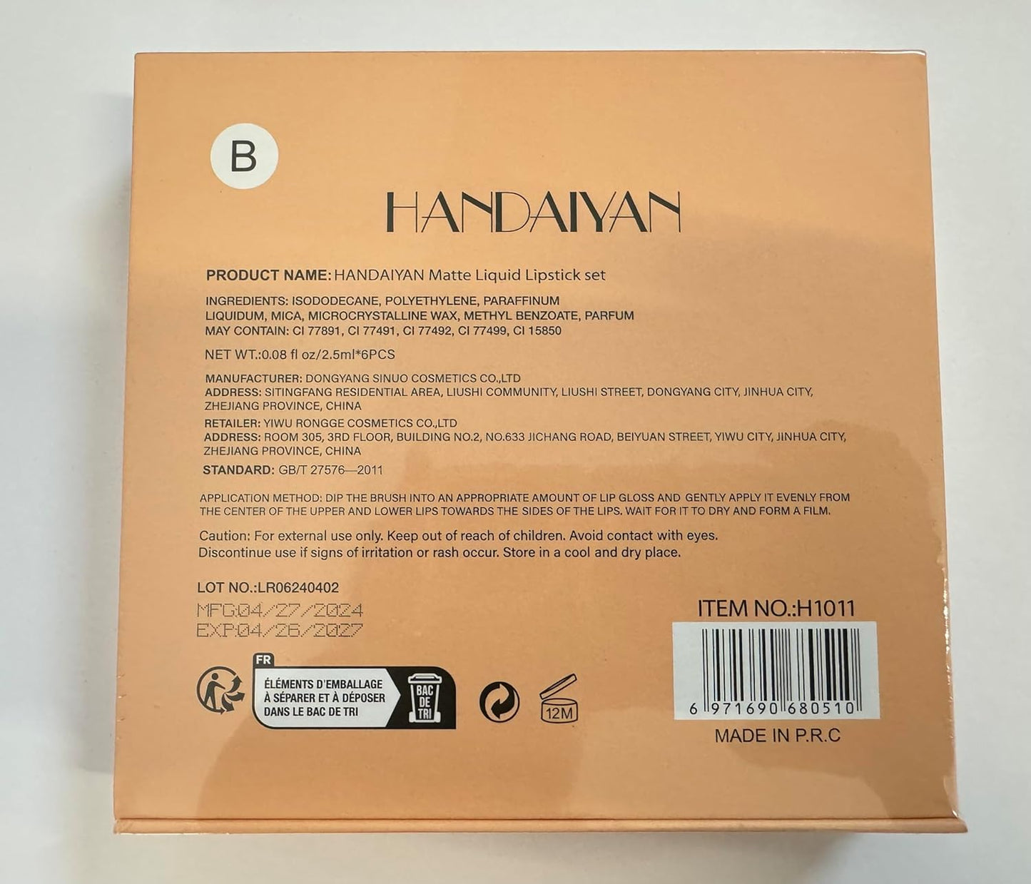 All In One Makeup Kit Full Kit, 3 Pcs Cream Contour Sticks,12 Colors Eyeshadow Palette,Full Coverage Foundation, 6 Colors Lipstick Set, Waterproof Eyeliner and Mascara(103# Warm Peach)