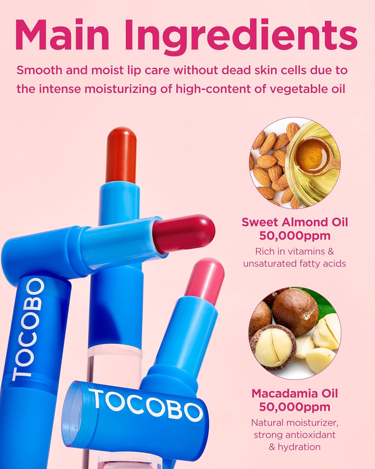 [TOCOBO] Powder Cream Lip Balm 031 Rose Burn 0.67 oz / 19g | Soft Matte Velvet Type Vegan Lip Balm & Creamy Powder Texture without Exfoliation, mother's day