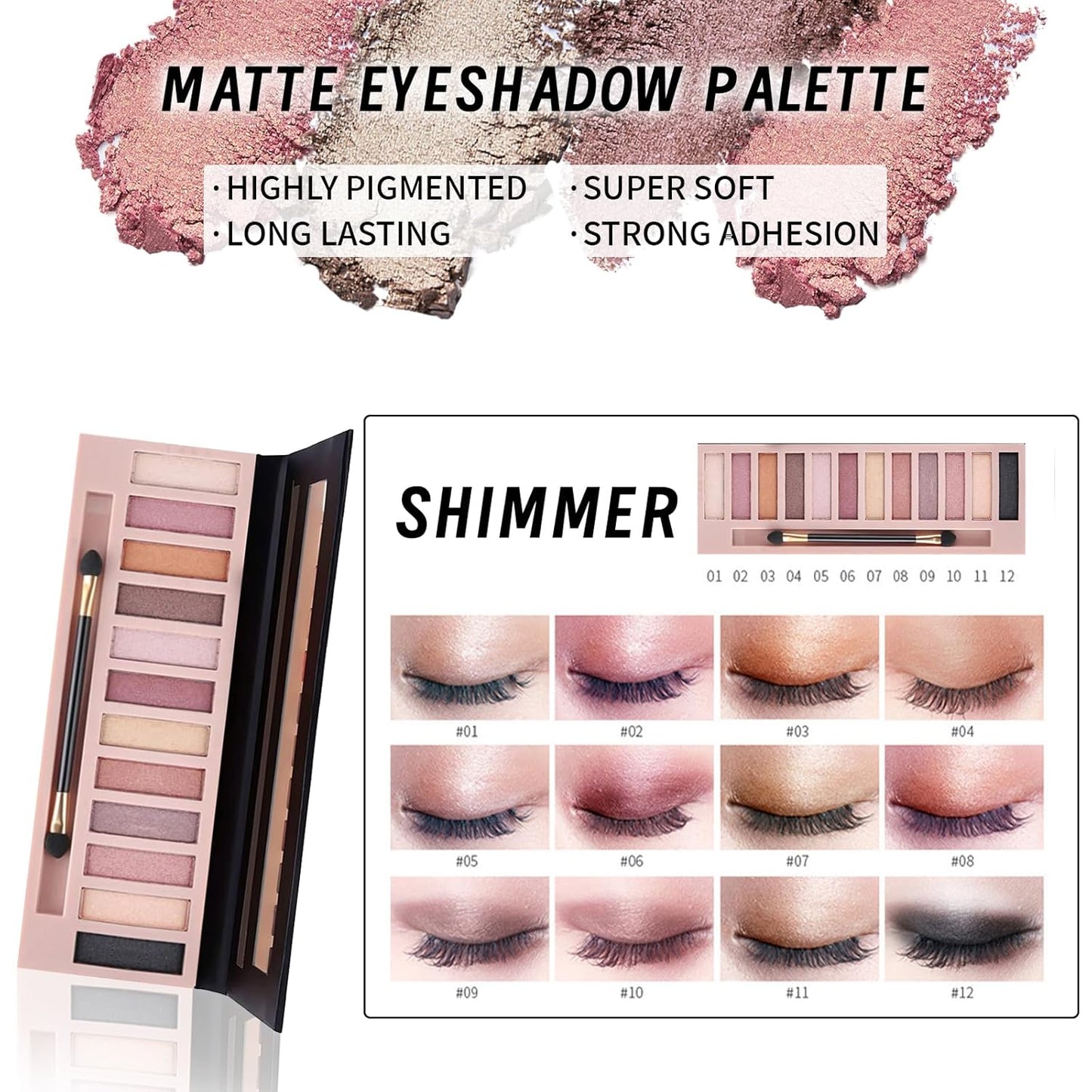 Makeup Set, Makeup Set Kit for Women, Makeup Present for Women Teens, Eyeshadow Foundation CC Cream Face Primer Counter stick, Brush Sponges Lipstick Set Eyebrow Pencil Mascara Eyeliner