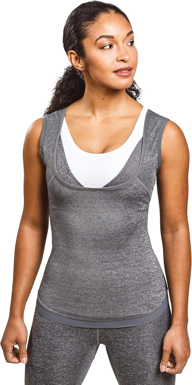 Sweat Shaper Premium Sauna Tank Top For Women, Slimming Sauna Shirt For Women, Sweat Vest for Workouts